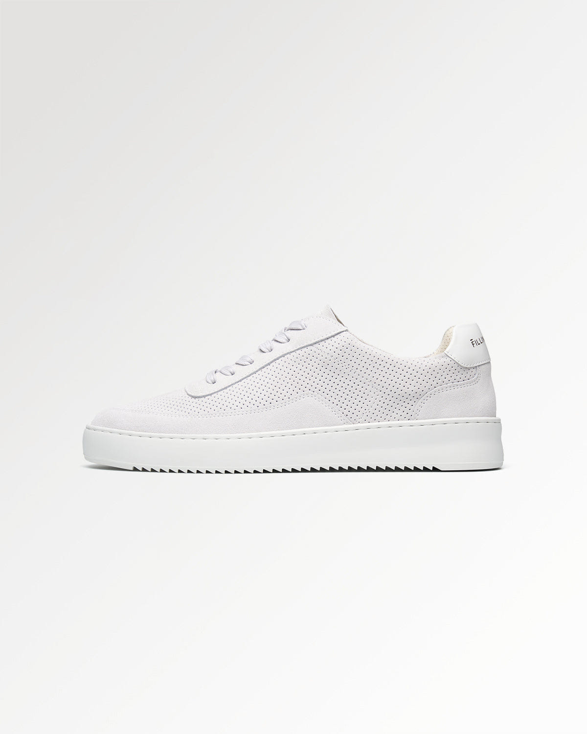 Conventional Mondo Suede Perforated White