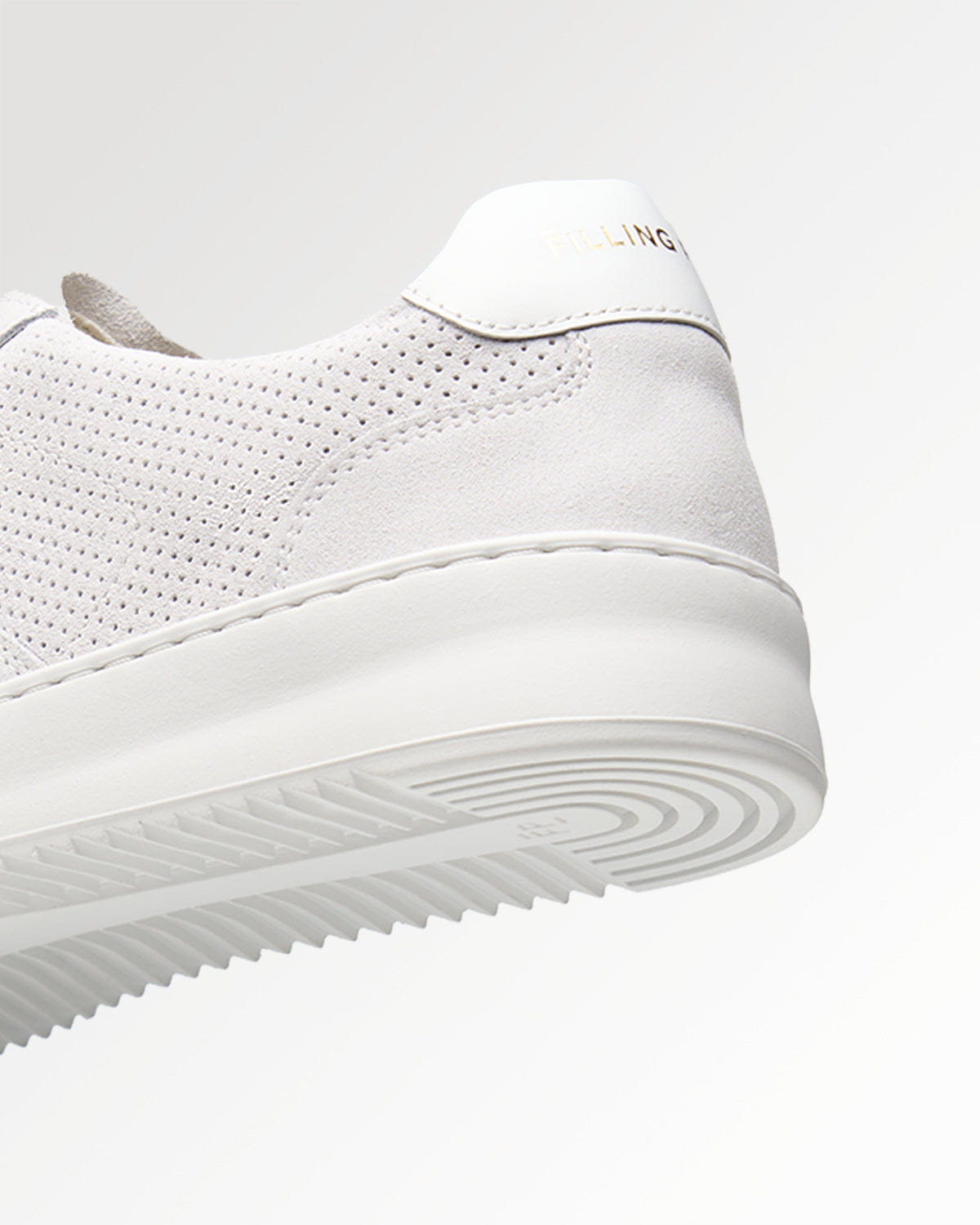 Conventional Mondo Suede Perforated White