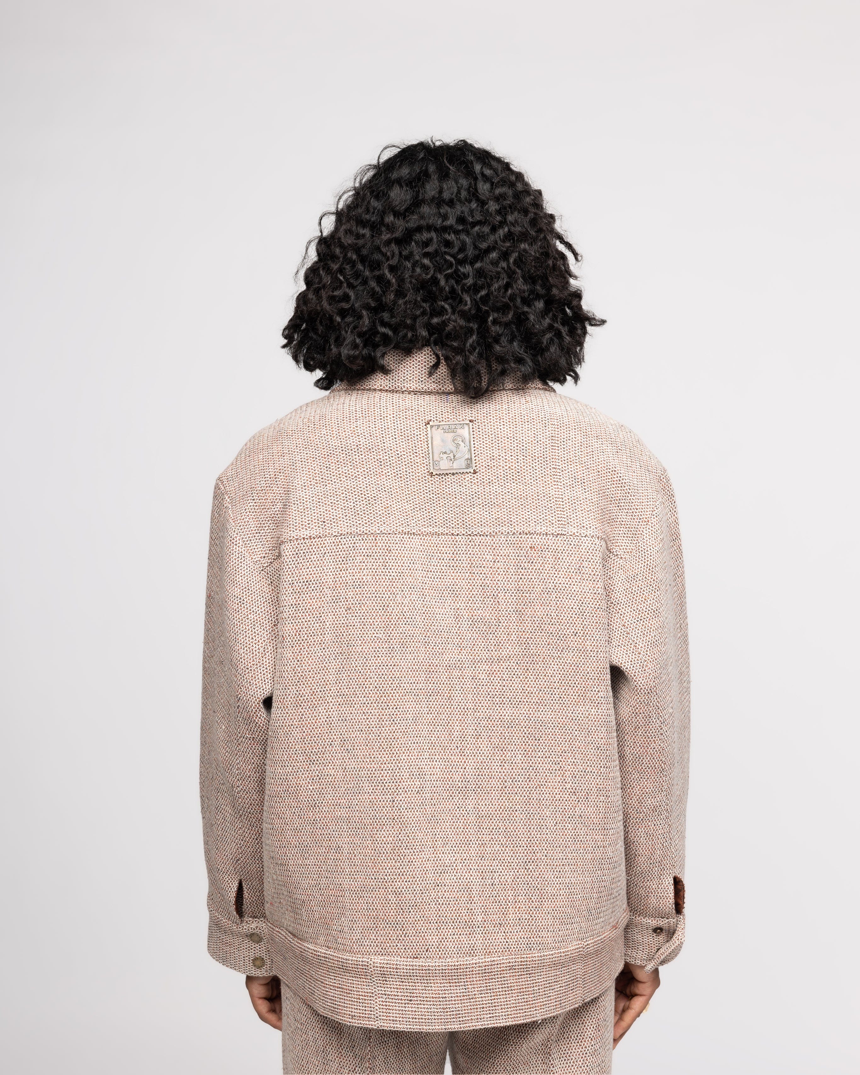 Handmade Organic Yarn Dyed Handwoven - Jacket