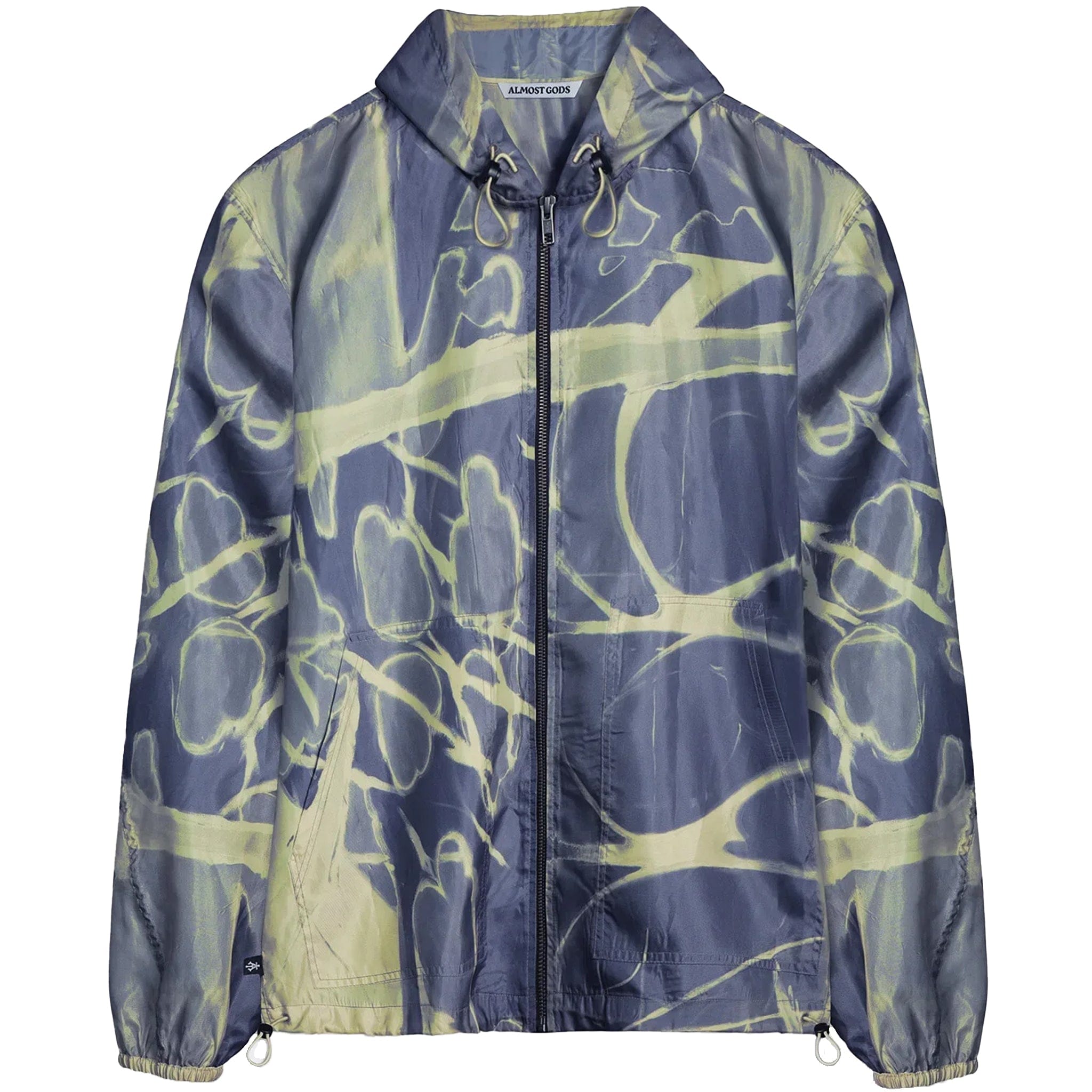 Almost Gods Felt Thorn Bloom Relaxed Windbreaker Jacket