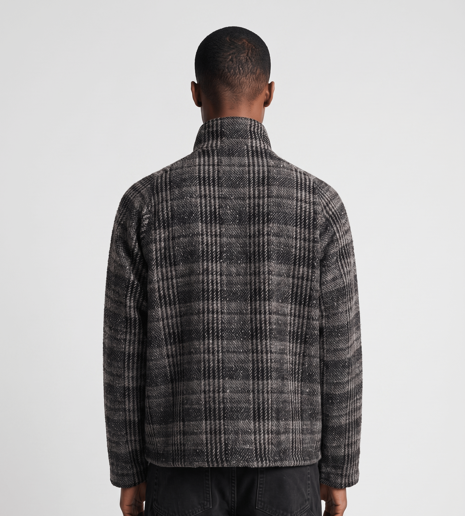 Baskèts Check Tweed Zip Jacket Multi