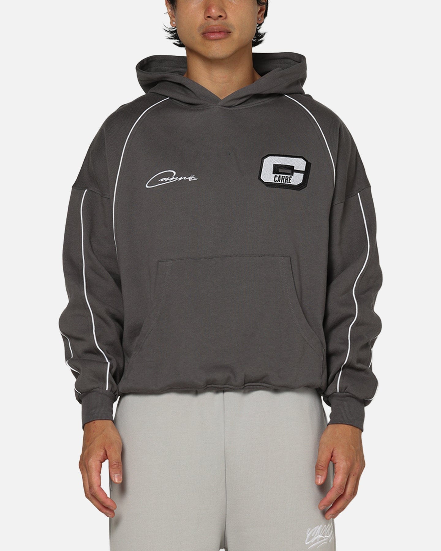 Carre International Star Hoodie Charcoal