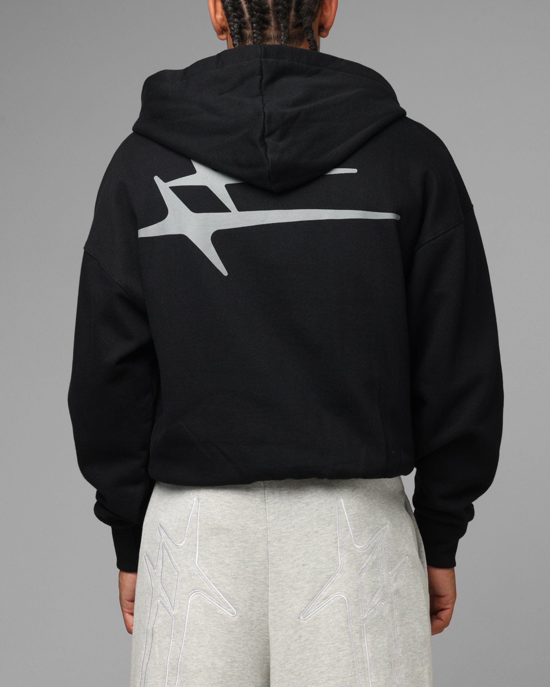 Loiter Hybrid Premium Hoodie Black
