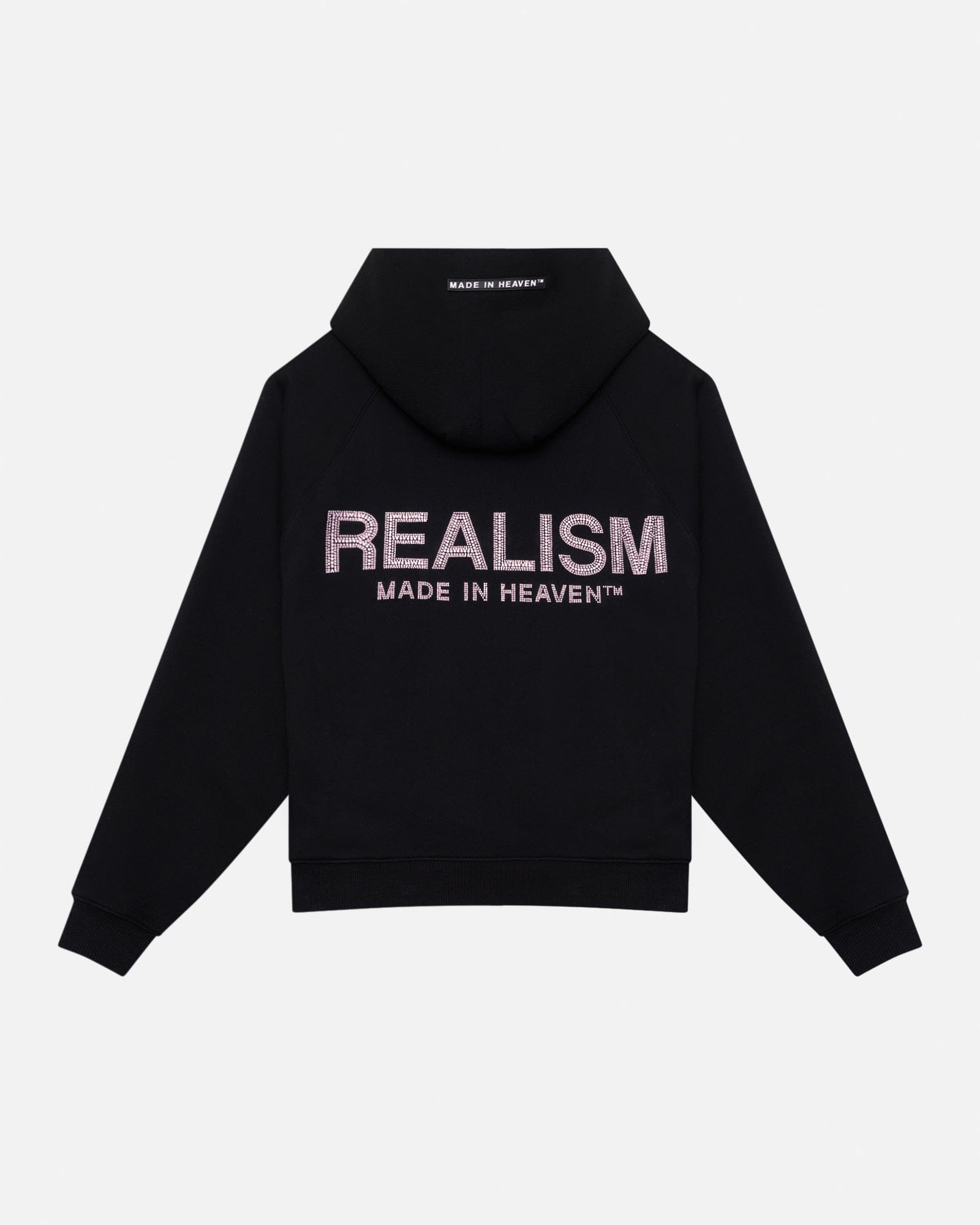 Realism SSS REALISM GLIMMER LOGO HOODIE BLACK PINK