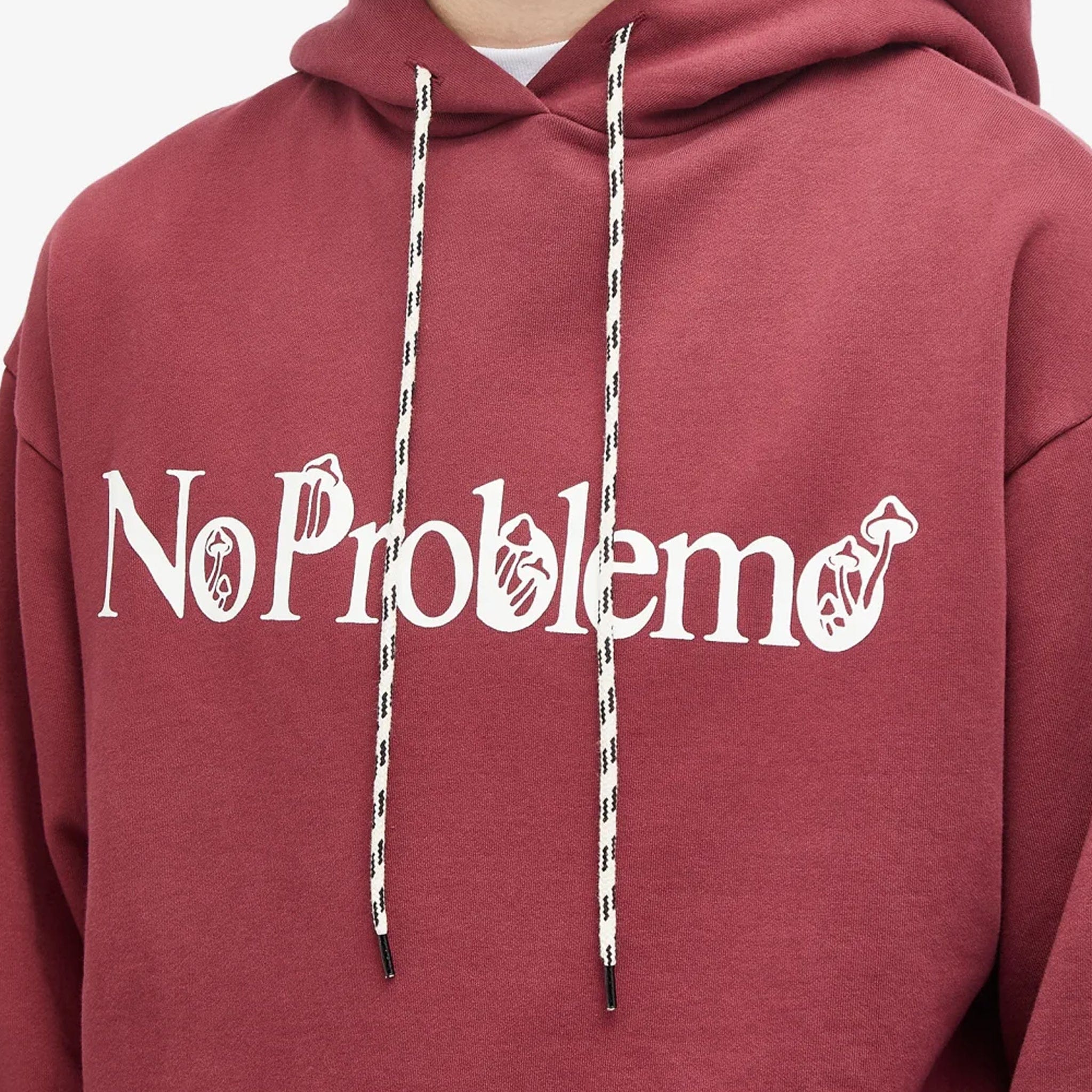 No Problemo Funghi Problemo Hoodie (Burgundy)