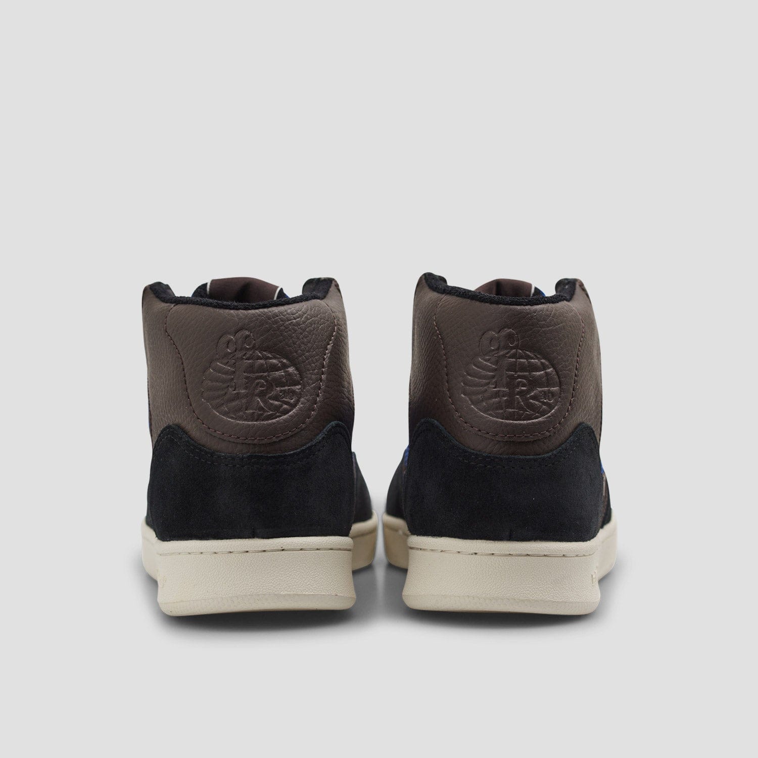 Last Resort AB CM002 Mid Skate Shoes Reflex Blue / Coffee Brown / Black