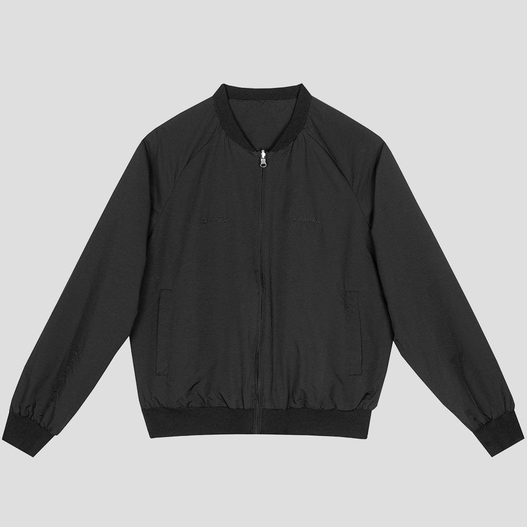 REVERSIBLE amongst few - Reversible & Foldable Jacket (Black)