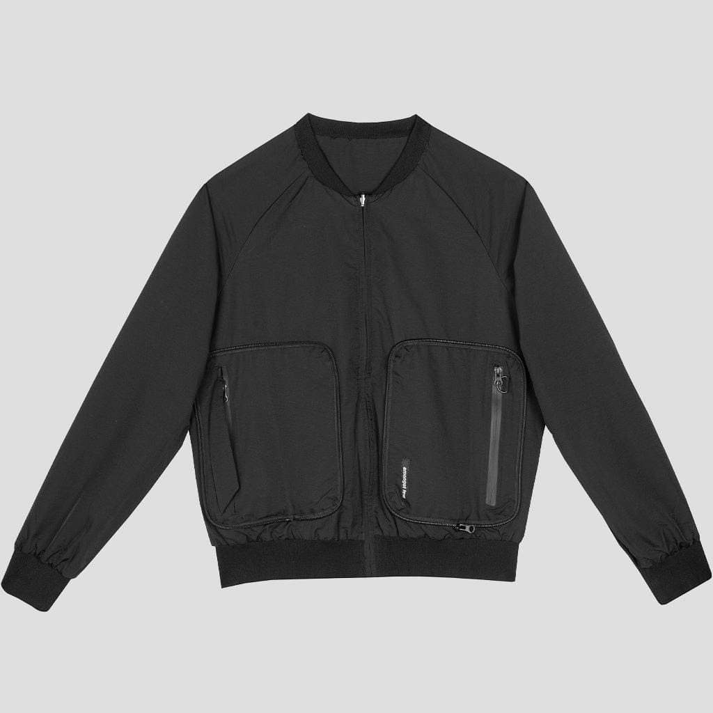 REVERSIBLE amongst few - Reversible & Foldable Jacket (Black)