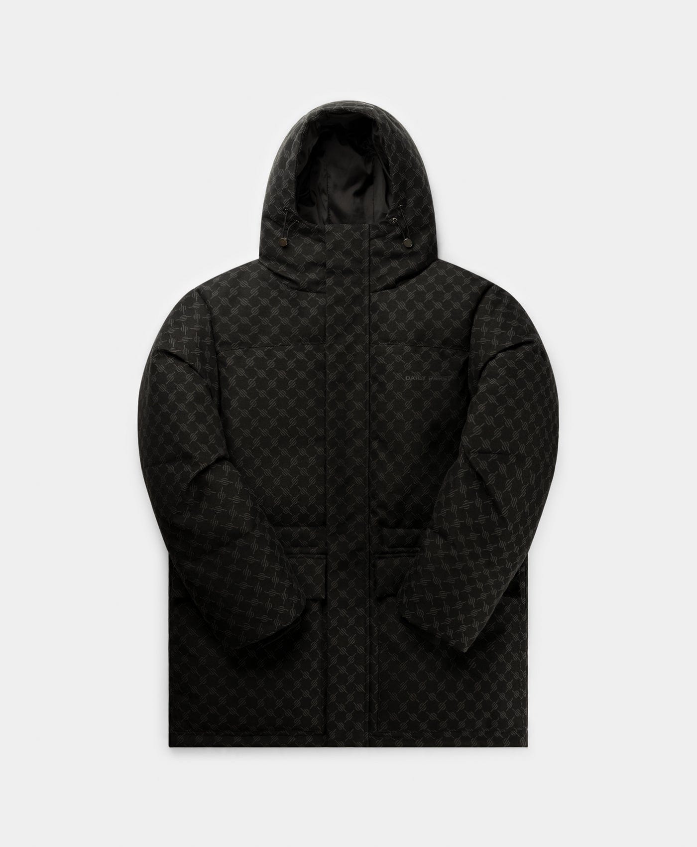 Monogram Black Oba Cotton Monogram Puffer