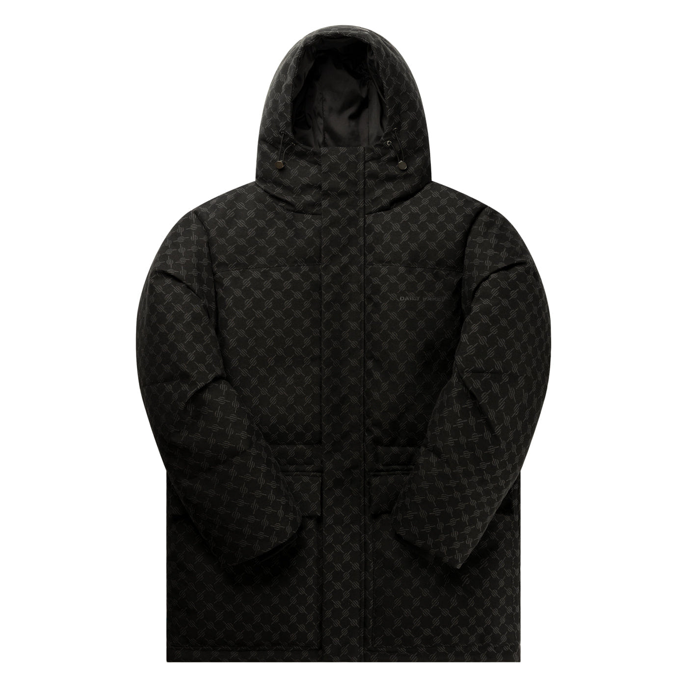 Monogram Black Oba Cotton Monogram Puffer