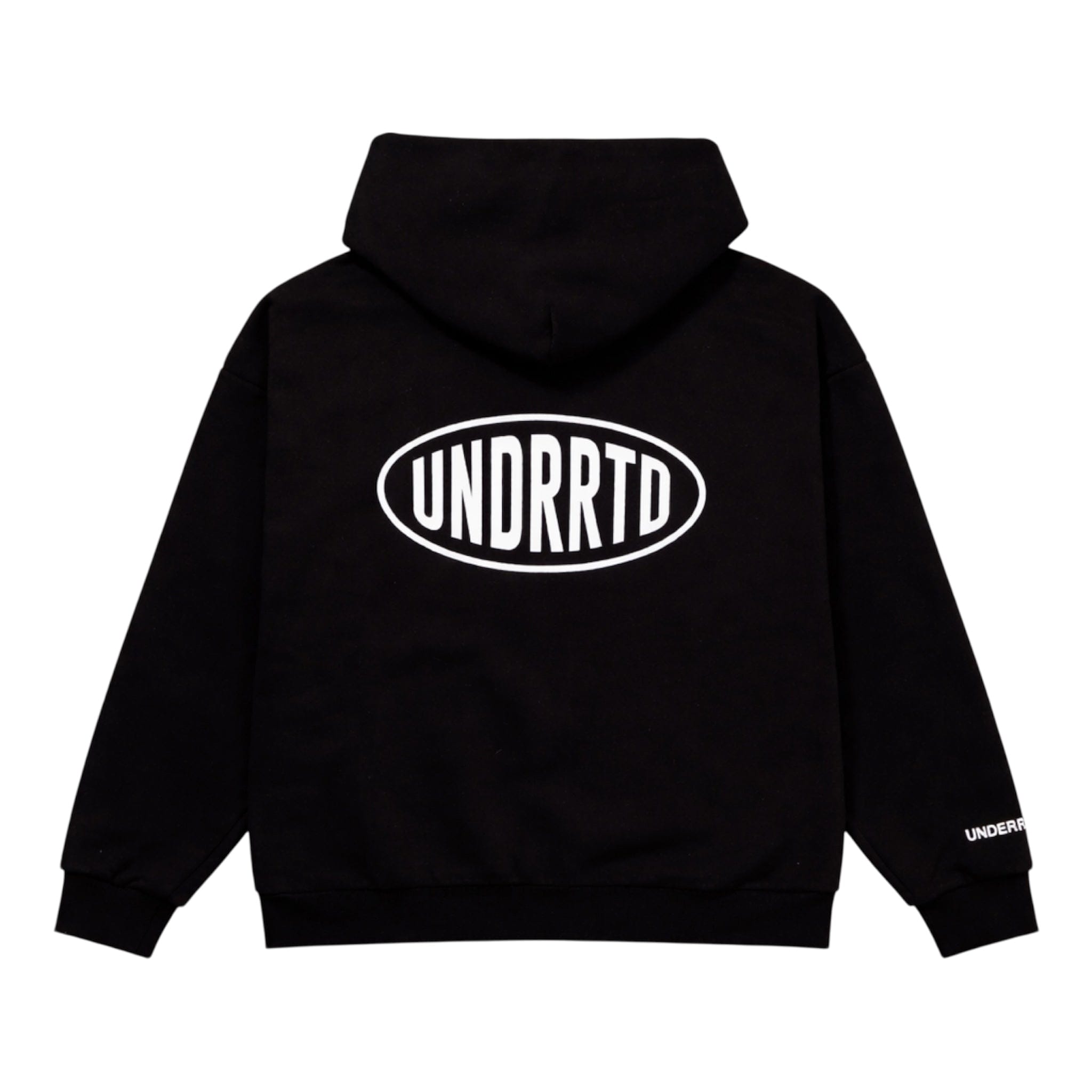 Underrated Store UNDERRATED Stamp Zip Hoodie - Black