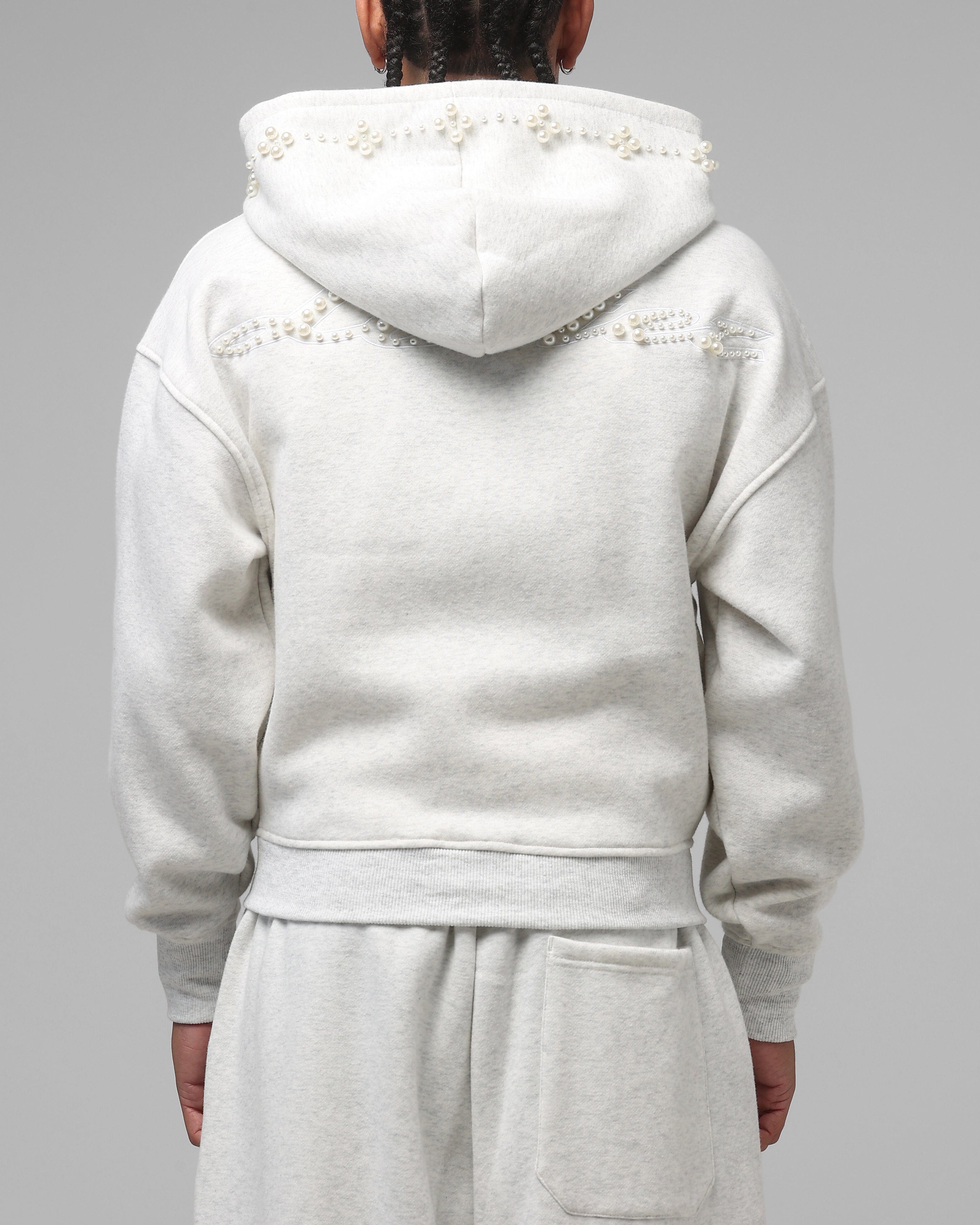 Loiter Pearl Zip Hoodie Off White