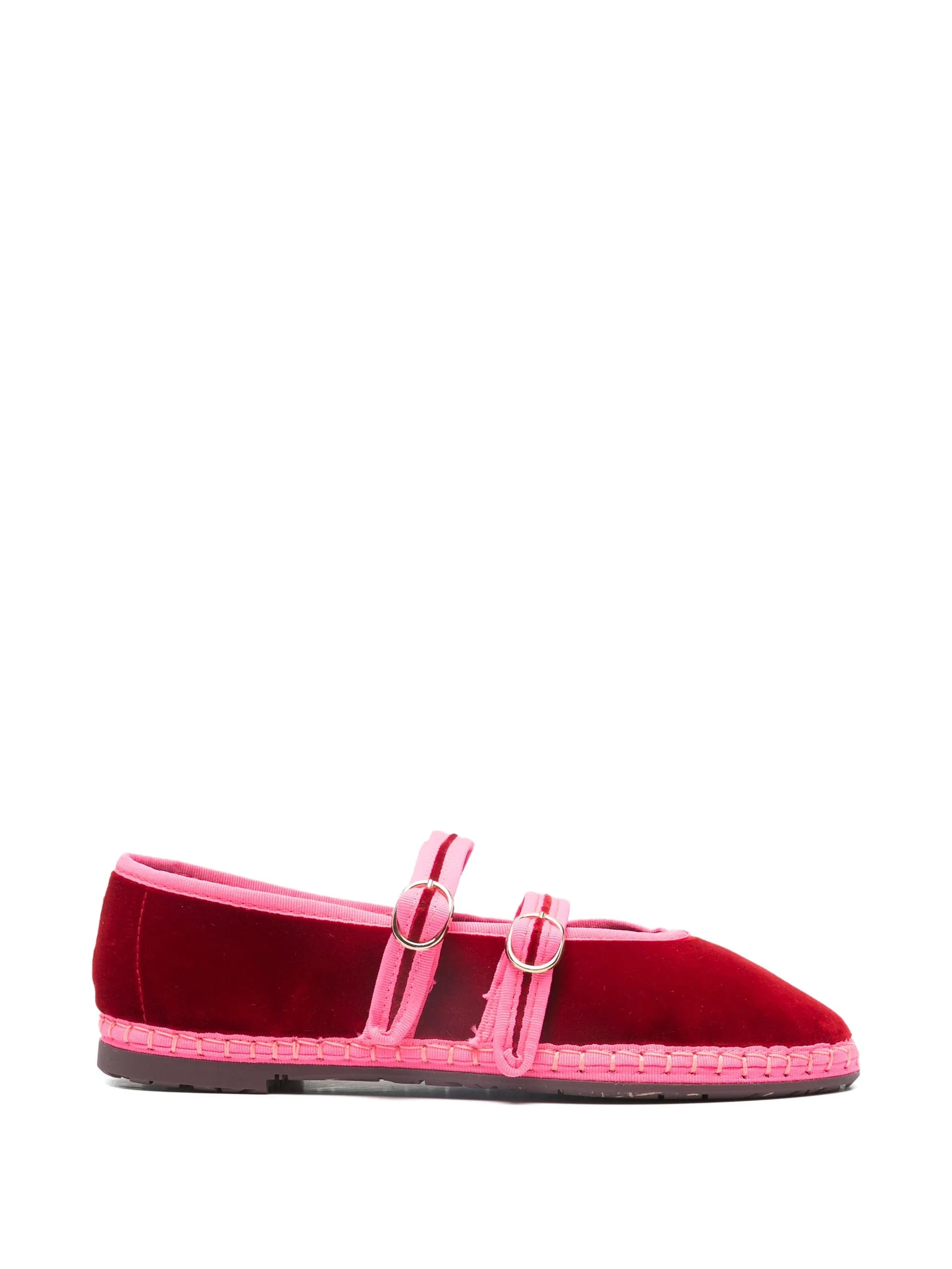 Flabelus Claire double - strap ballet flats