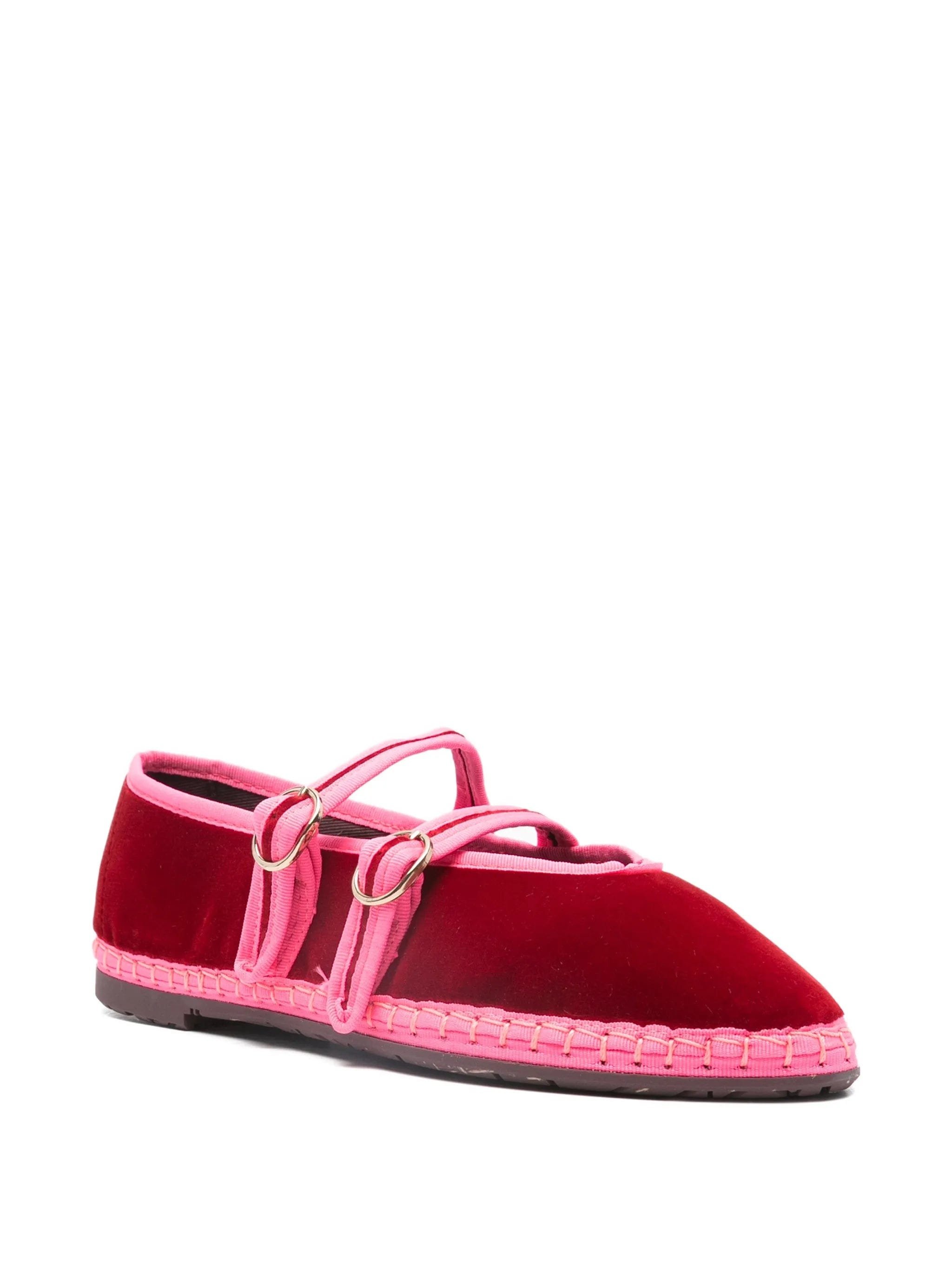 Flabelus Claire double - strap ballet flats
