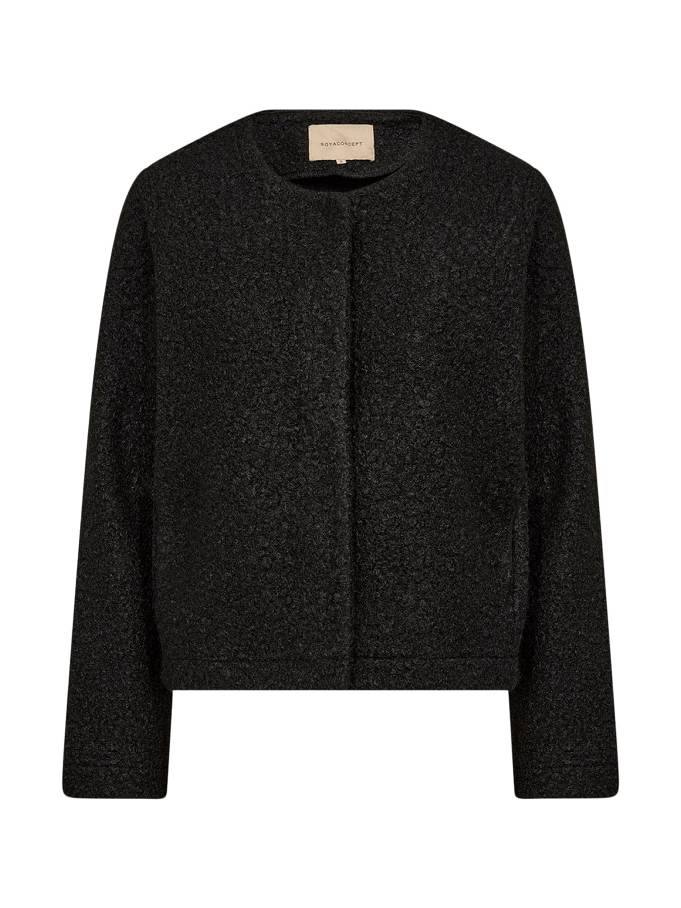 Soya Concept Shaima Faux Fur Jacket Black