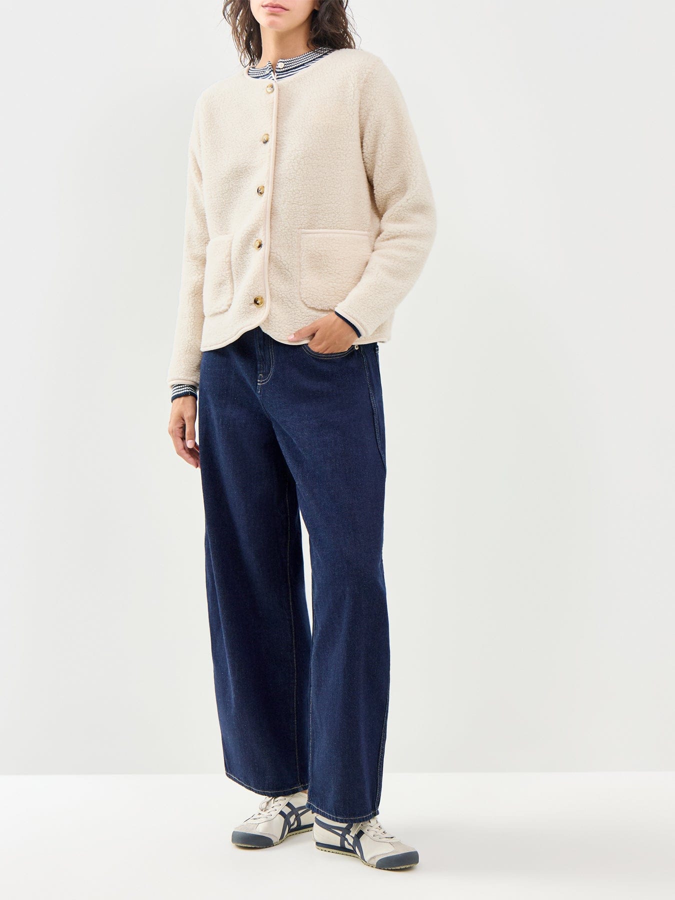 Soya Concept Onyx Teddy Jacket Cream