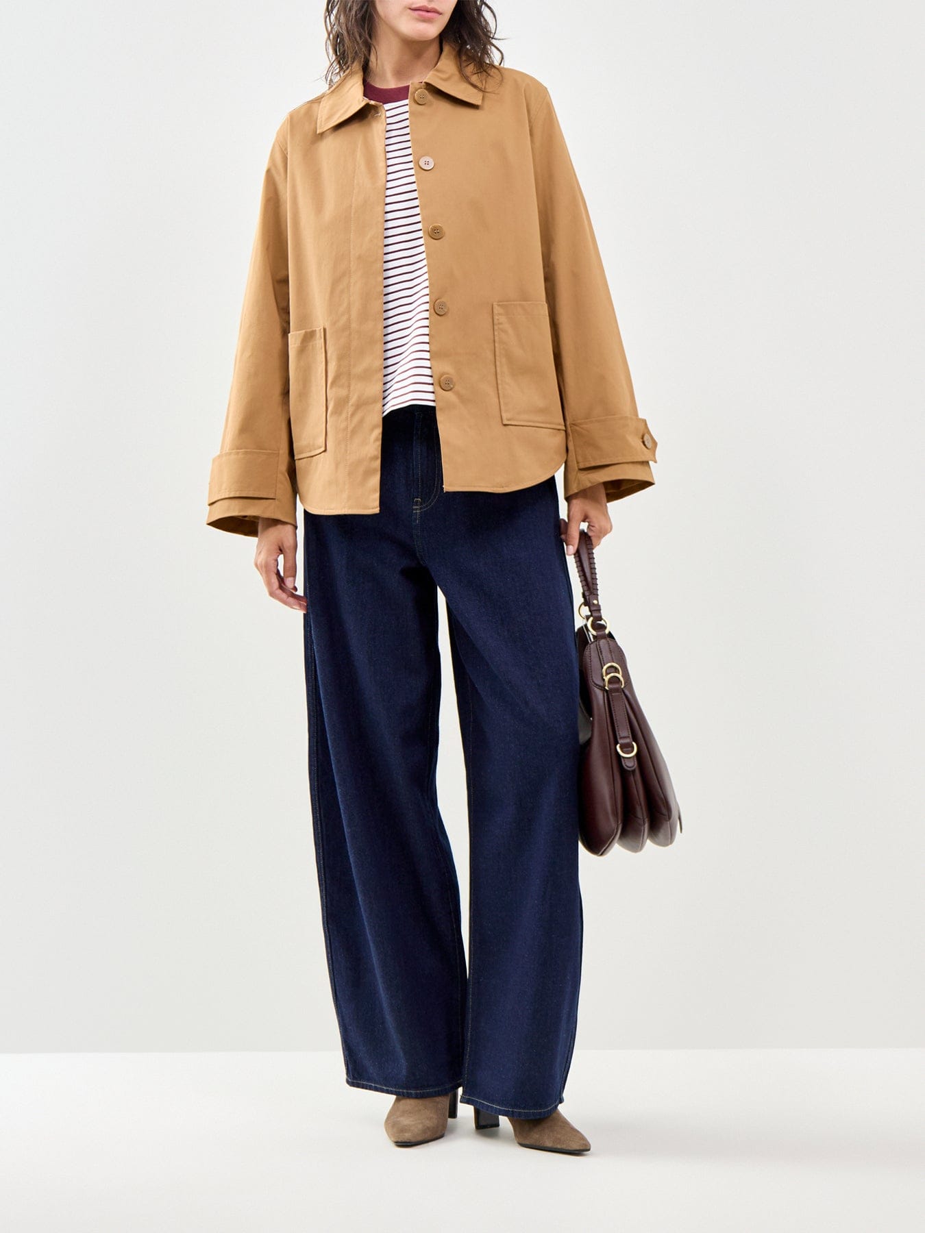 ONLY Orchid Life Shacket Brown