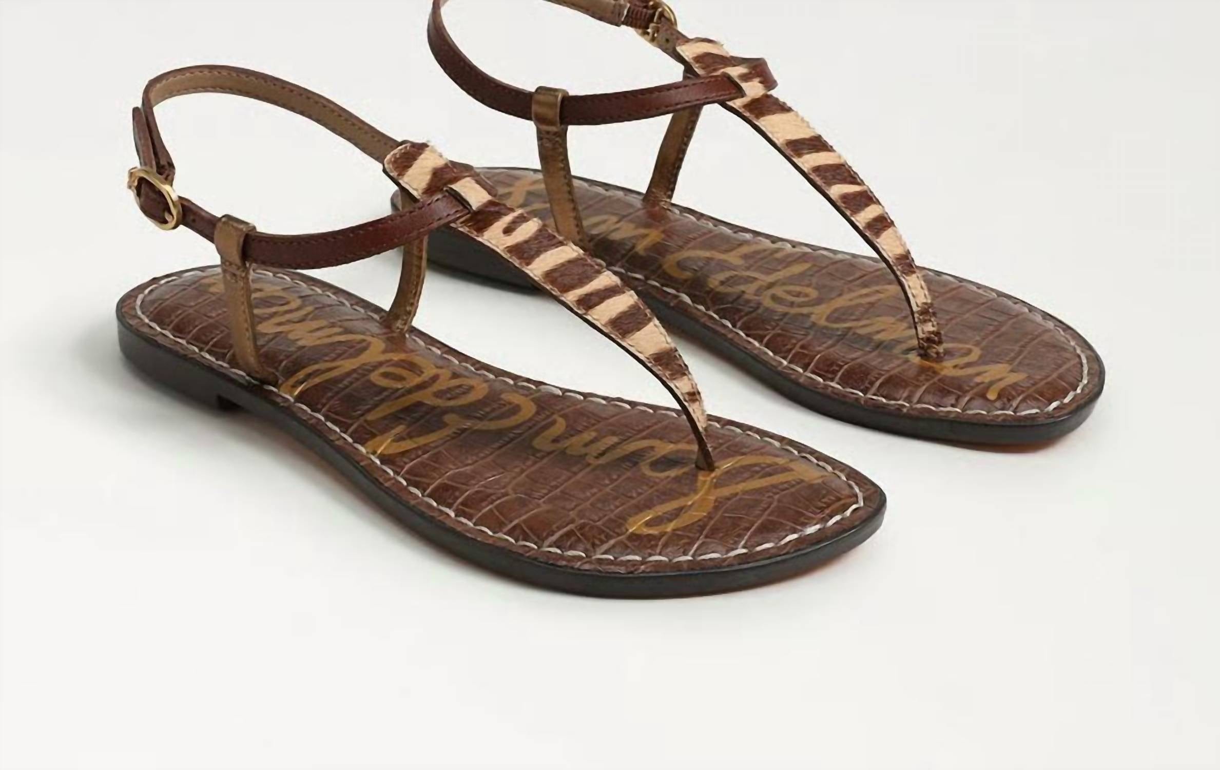 GiGi Women's Gigi Thong Sandals In Beechwood Zebra