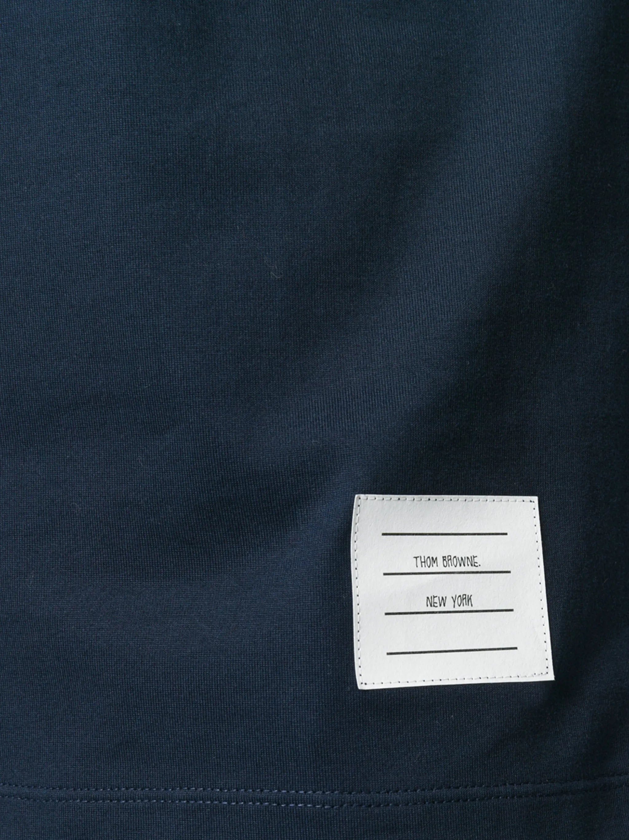 Thom Browne relaxed side - slit T - shirt