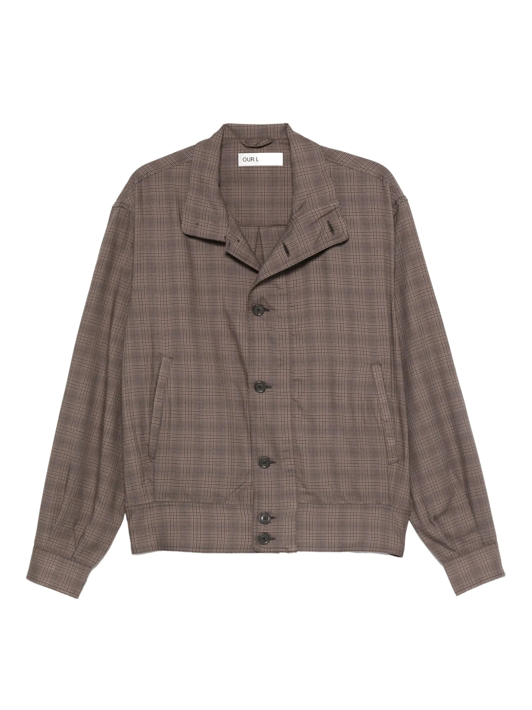 OUR Legacy Mock plaid - pattern jacket