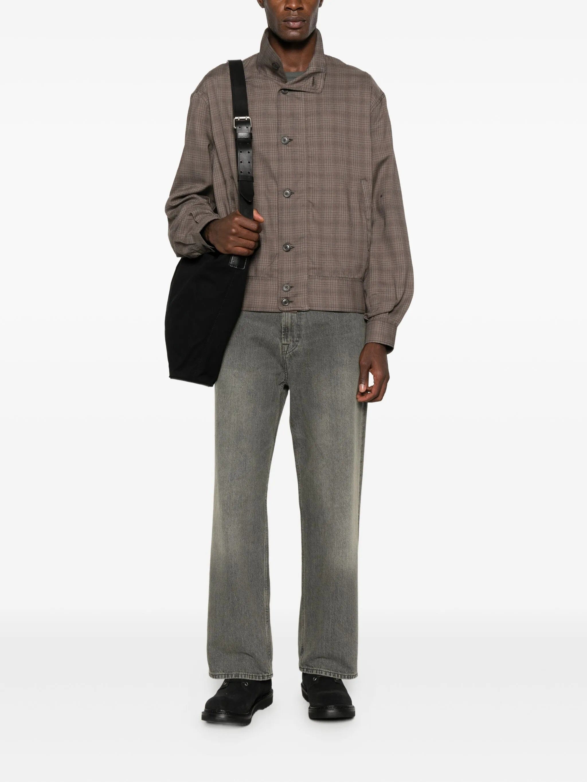 OUR Legacy Mock plaid - pattern jacket