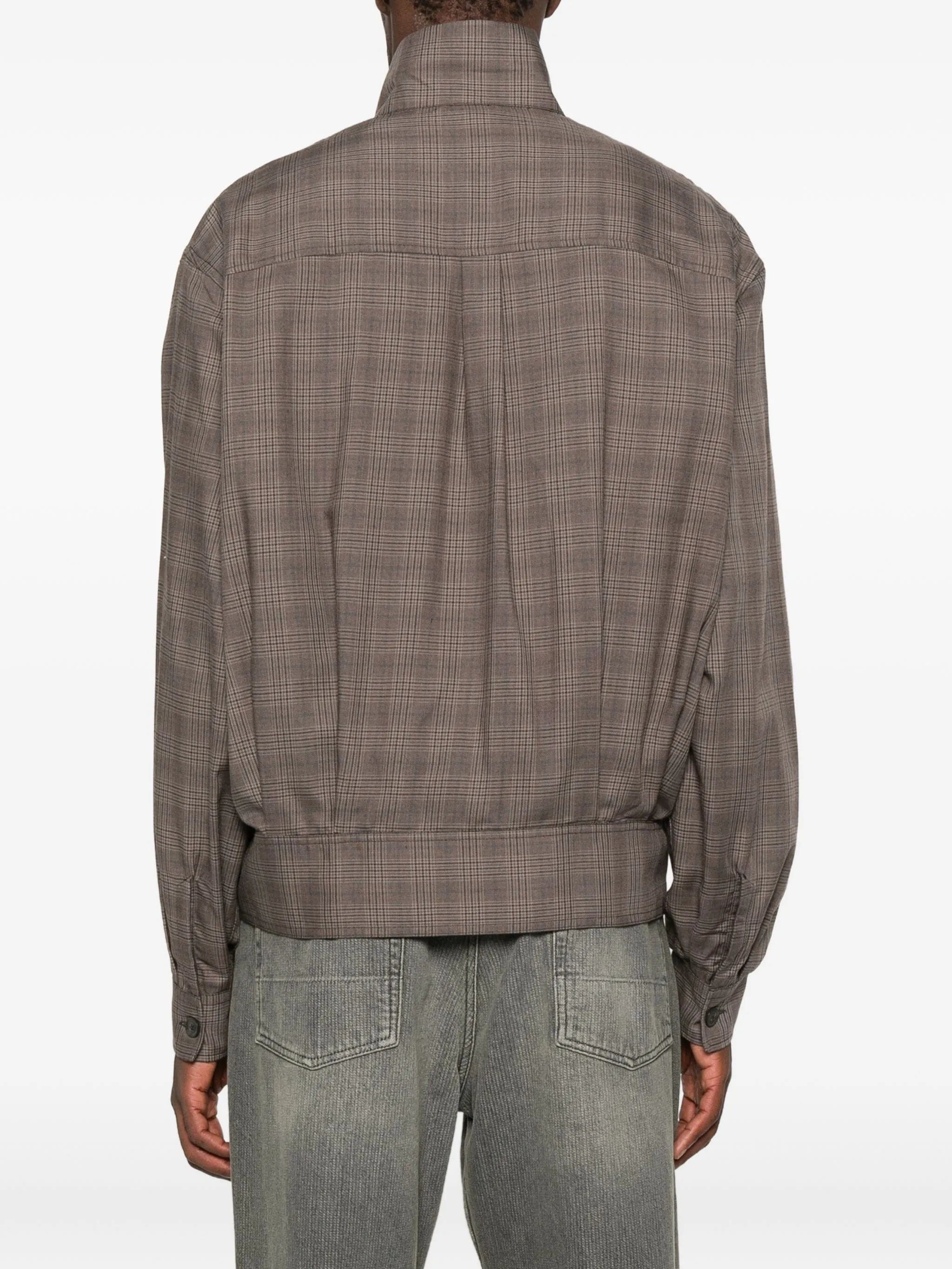OUR Legacy Mock plaid - pattern jacket