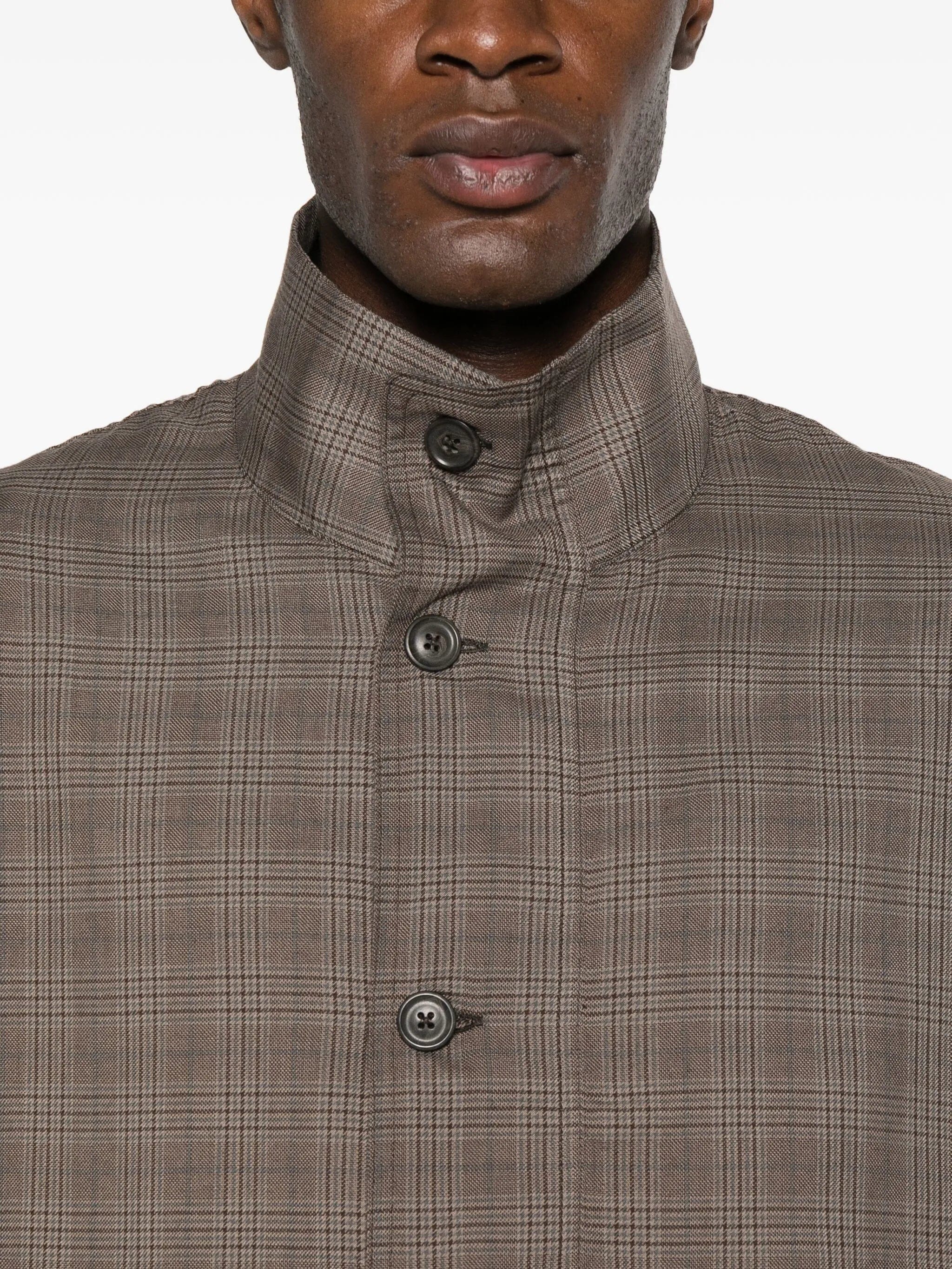 OUR Legacy Mock plaid - pattern jacket