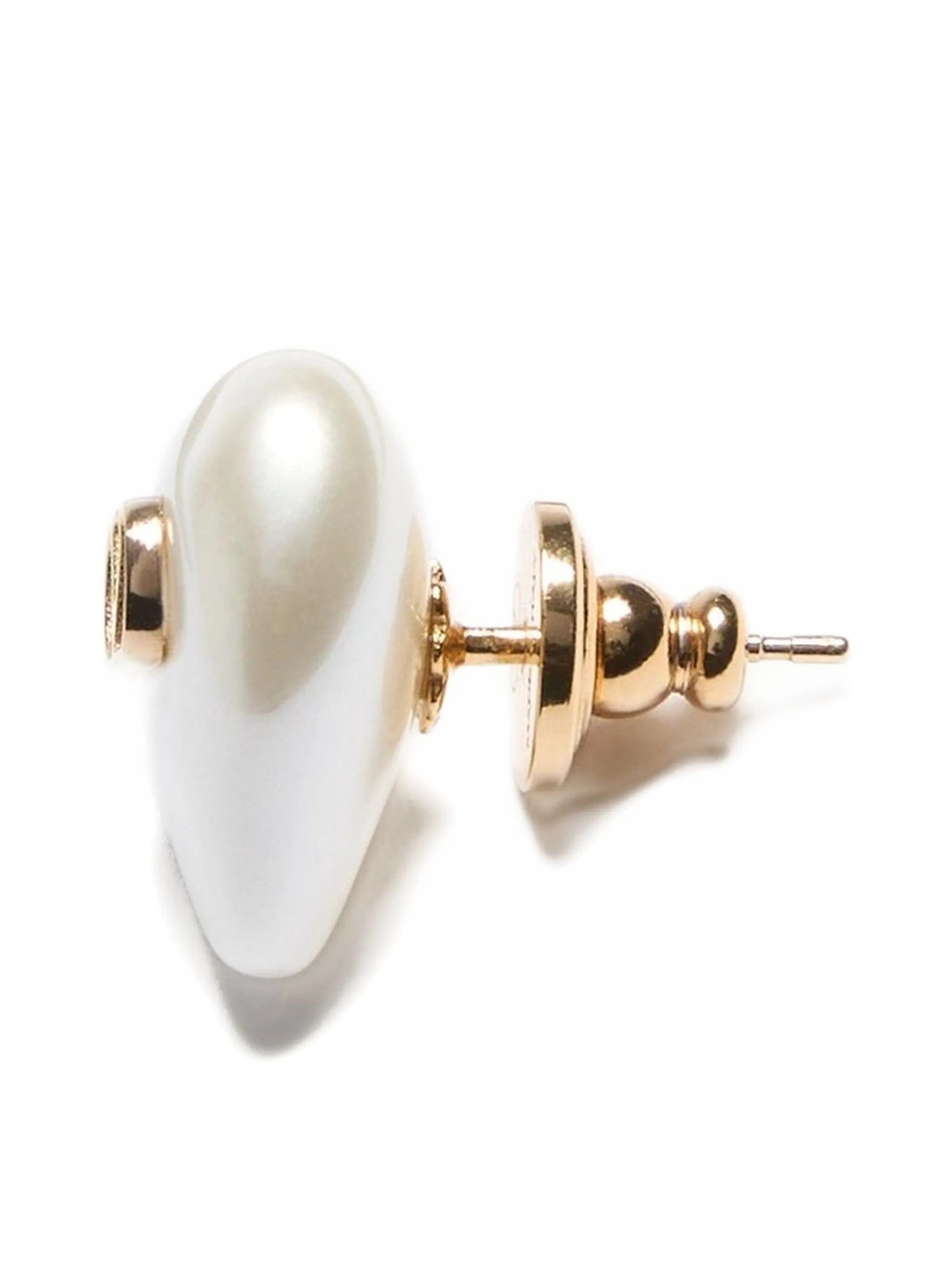 Valentino Garavani heart logo earrings