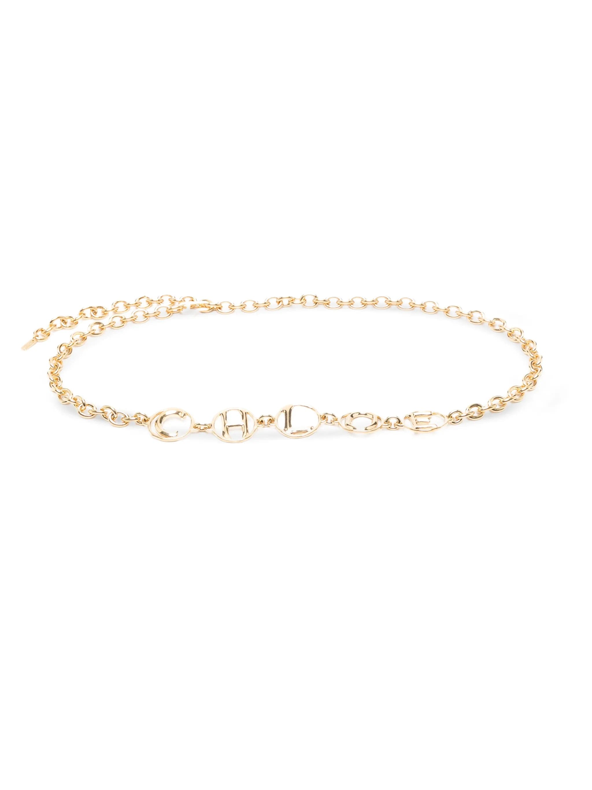 Chloé Script chain belt
