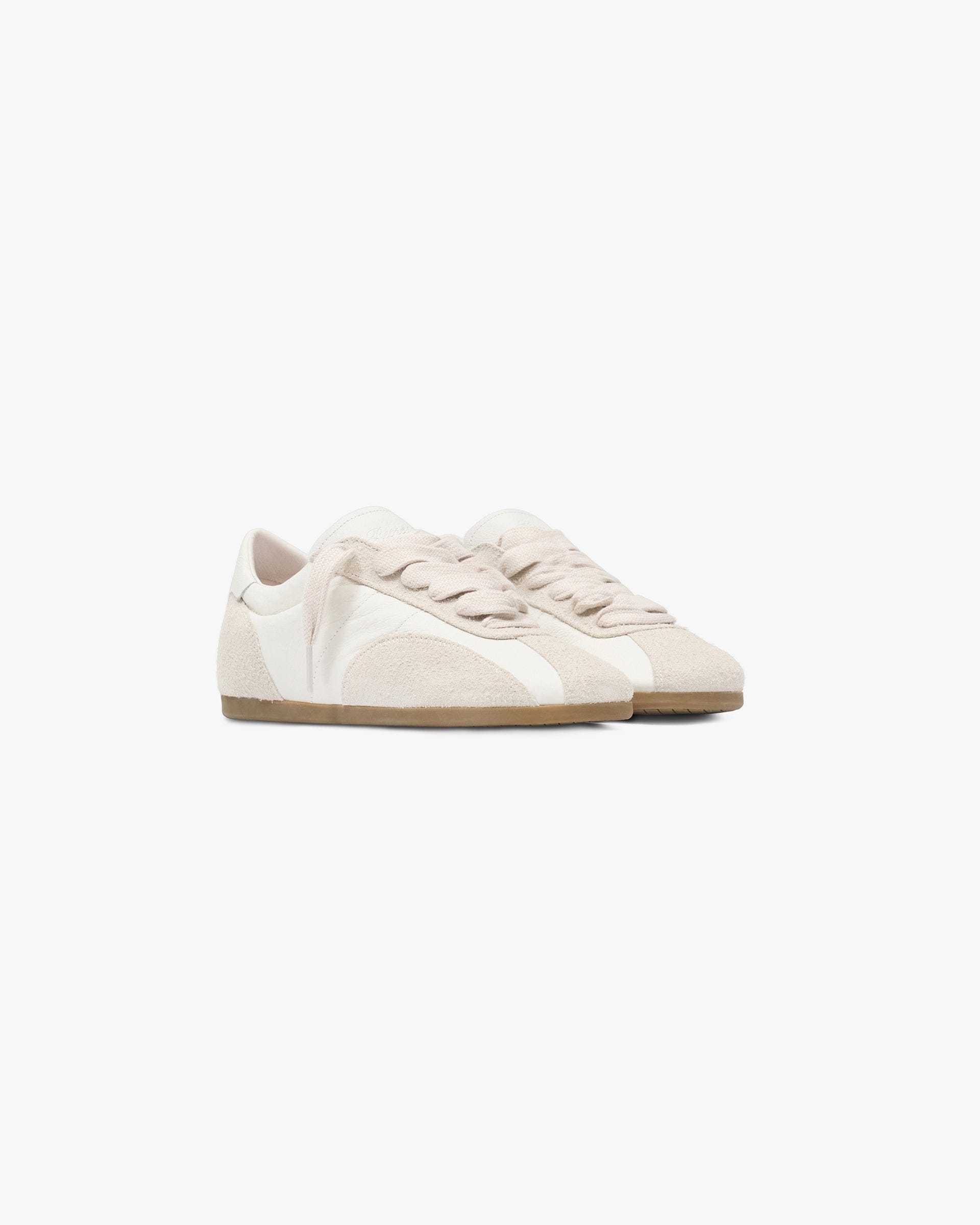 SS26 Low - Pro Leather Suede - Flat White Grey