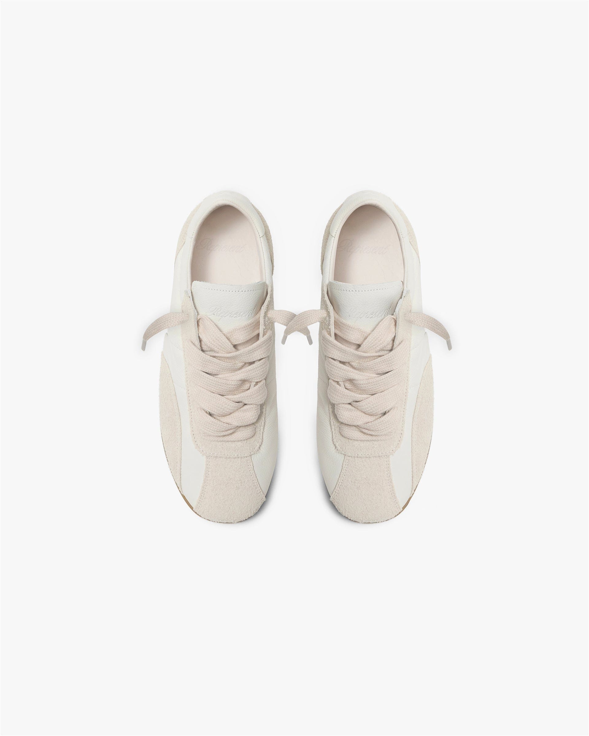 SS26 Low - Pro Leather Suede - Flat White Grey