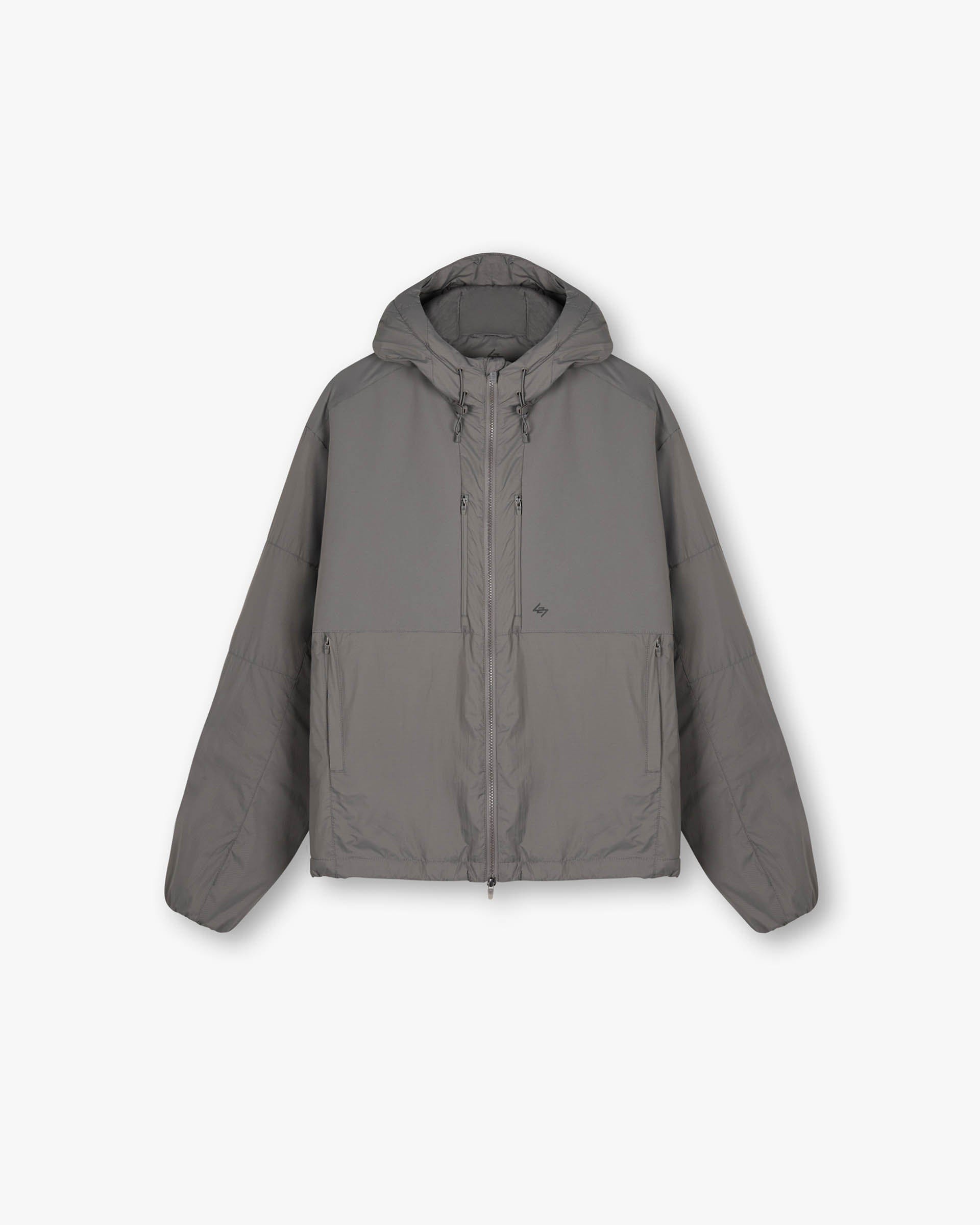 247 Panelled Insulated Jacket - Steel