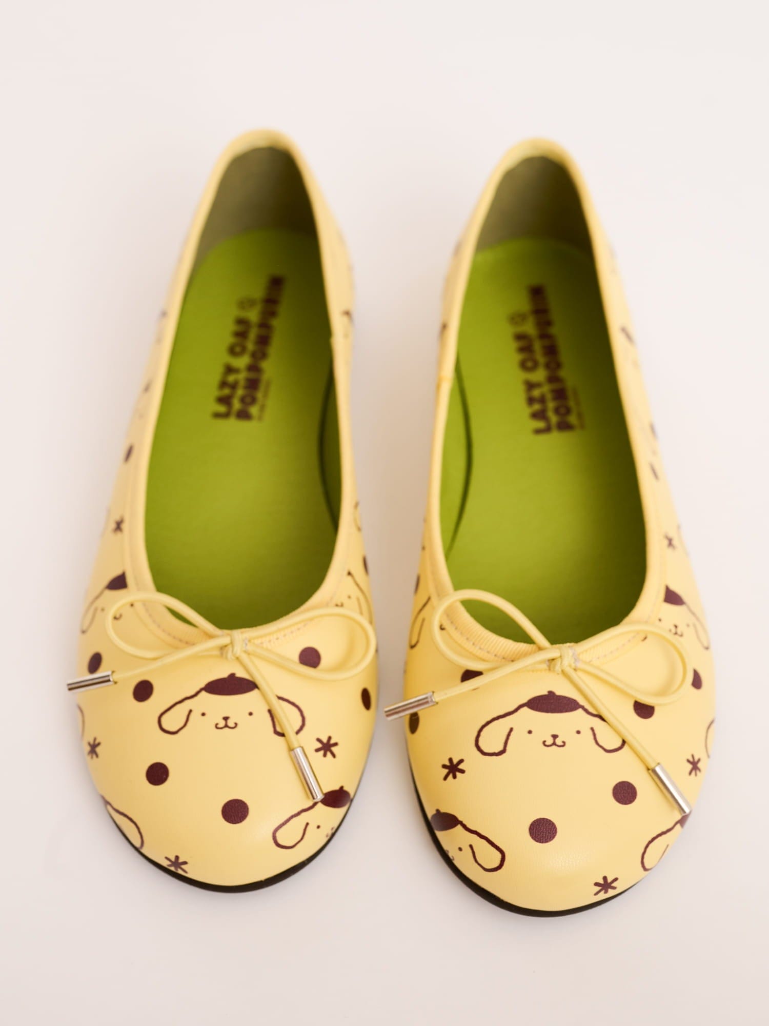 Lazy Oaf Pompompurin Polka Dot Ballet Flats