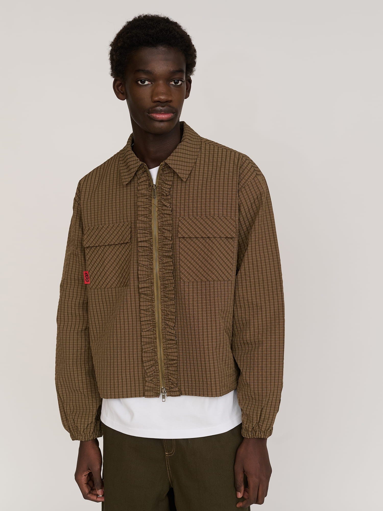 Lazy Oaf Zip Up Frill Track Jacket