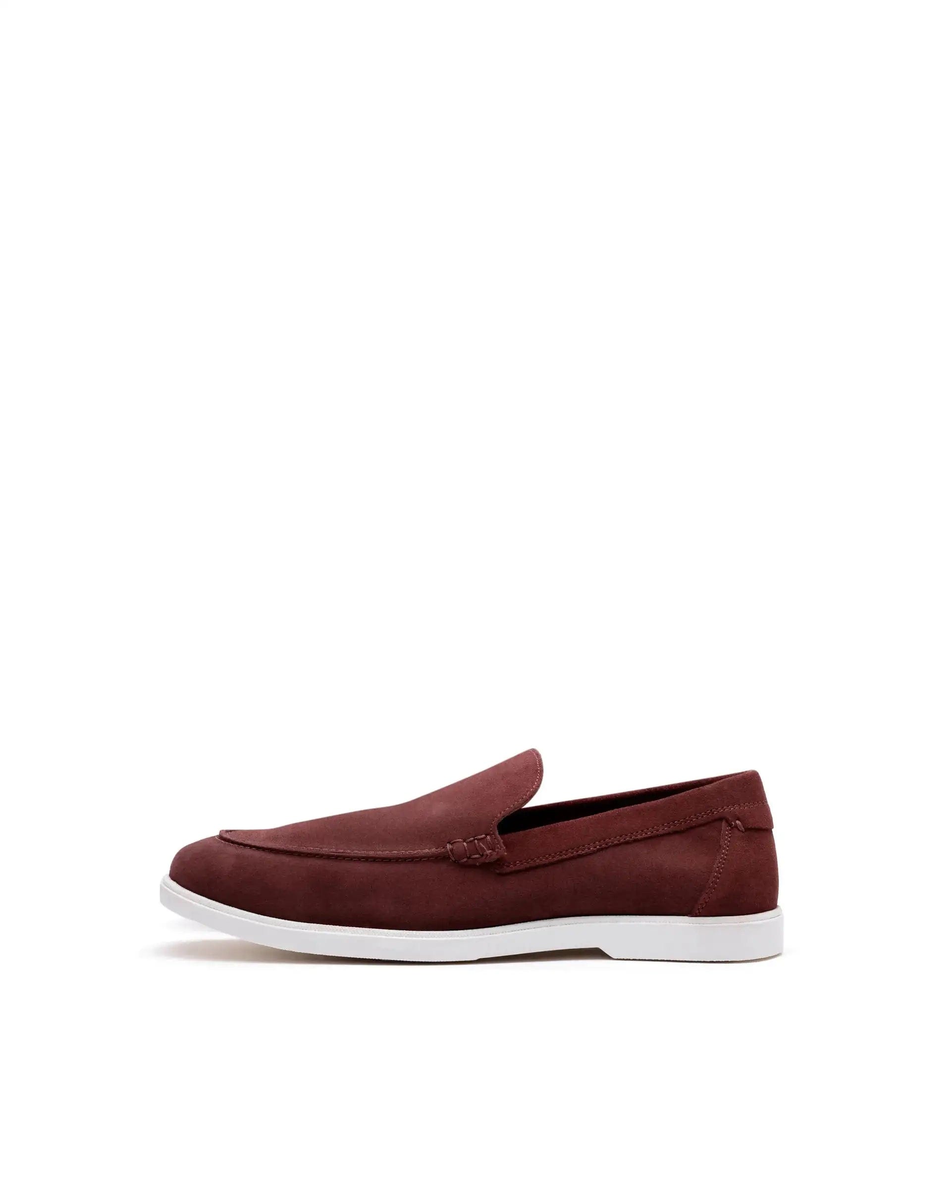 RAREZ Rare Rabbit Men Velour Rust Suede Leather Slip - On Closure Loafer