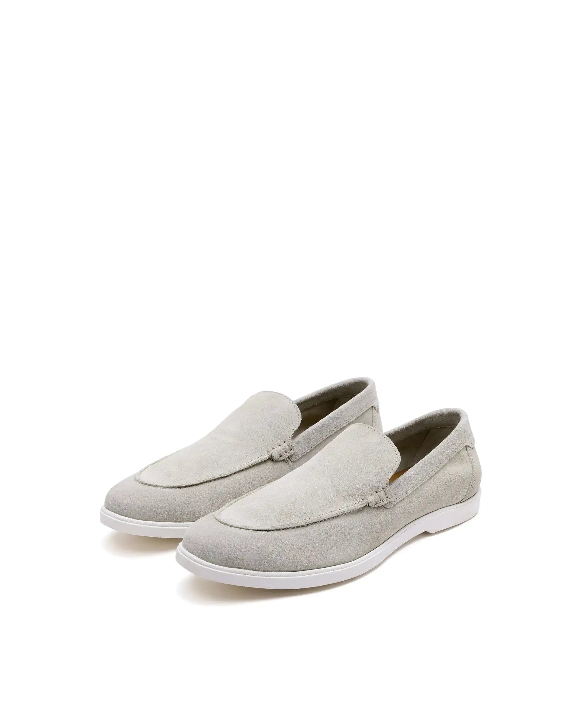 RAREZ Rare Rabbit Men Velour Sand Suede Leather Slip - On Closure Loafer