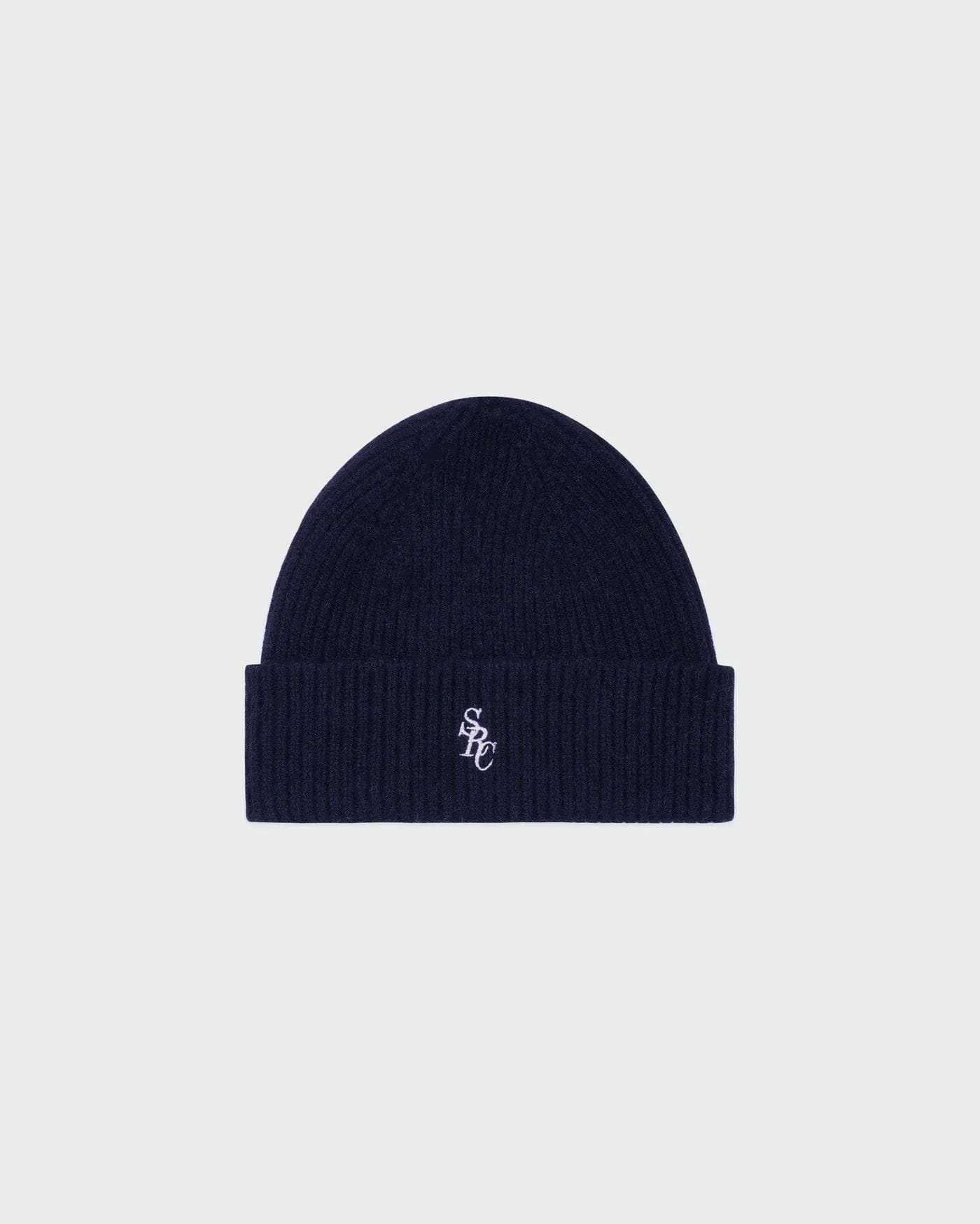 Sporty & Rich SRC Cashmere Beanie in Blue