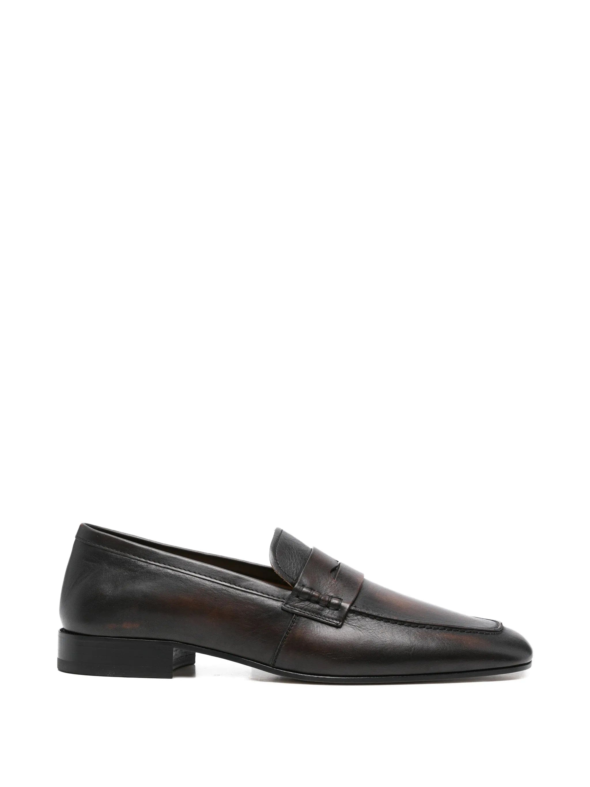 Dries Van Noten soft back leather loafers