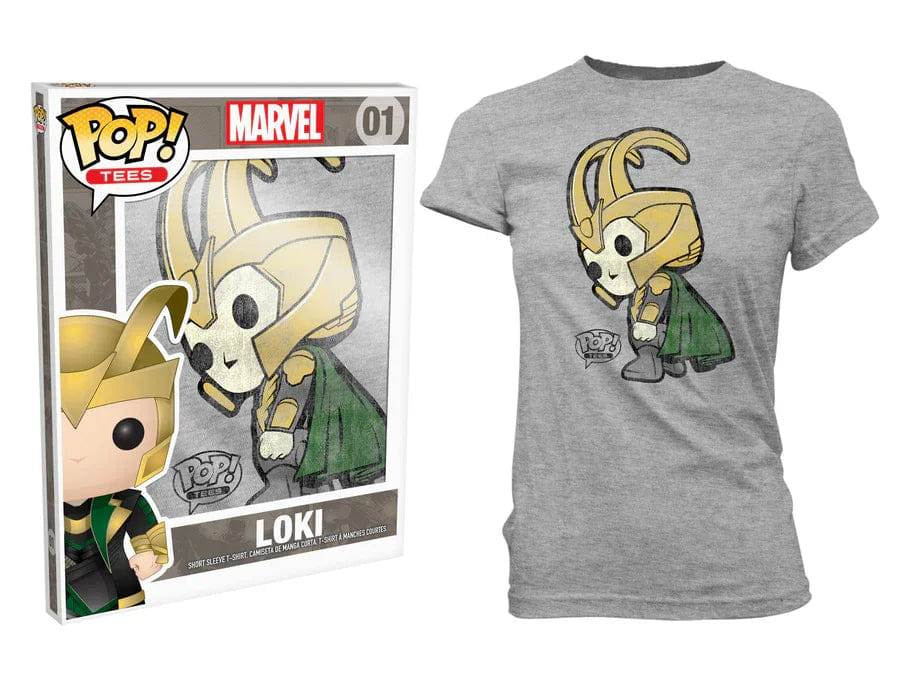 Funko Thor - Loki Pop! T - Shirt Womens Grey L