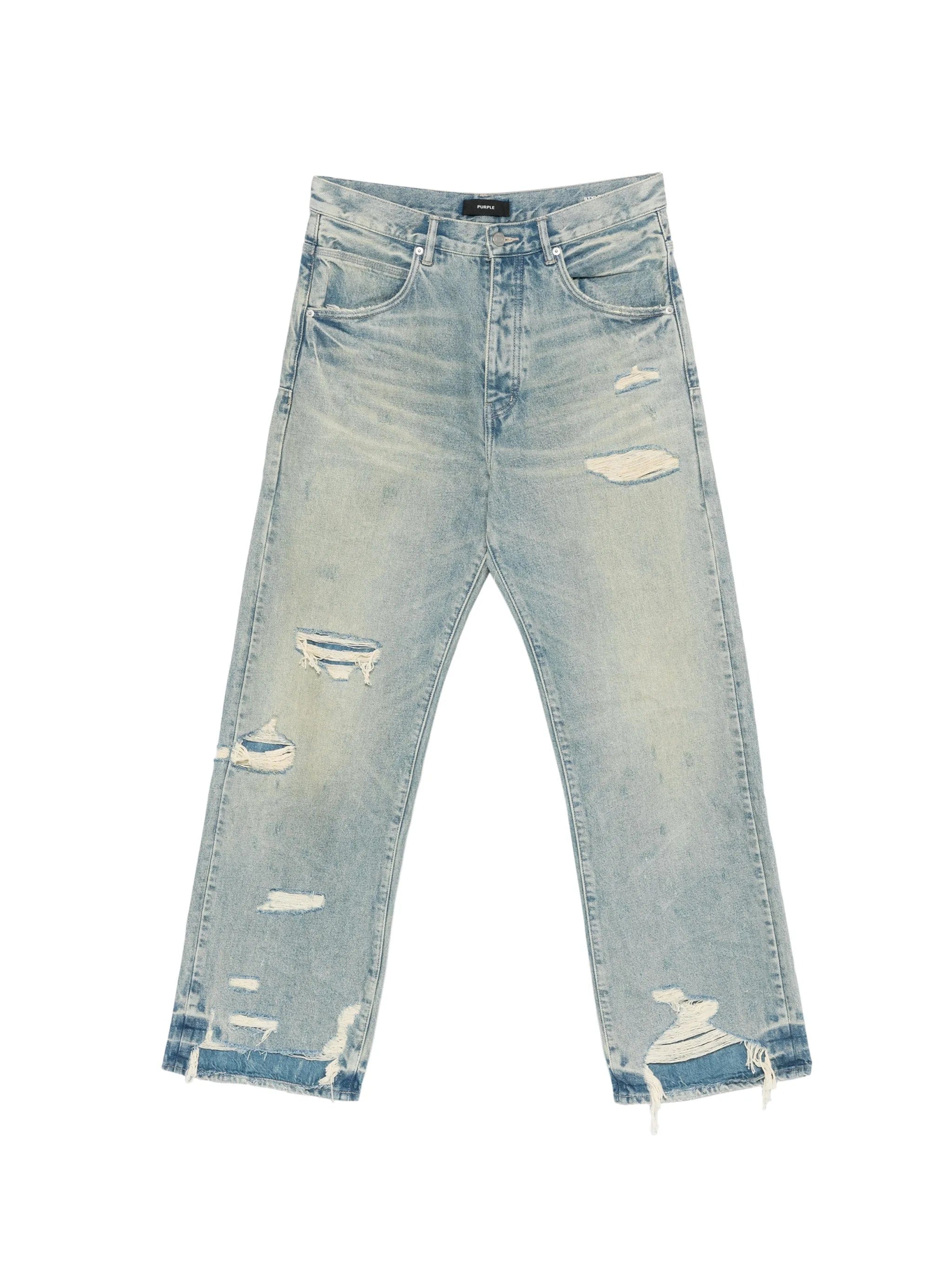 Purple Brand P018 destroyed baggy jeans