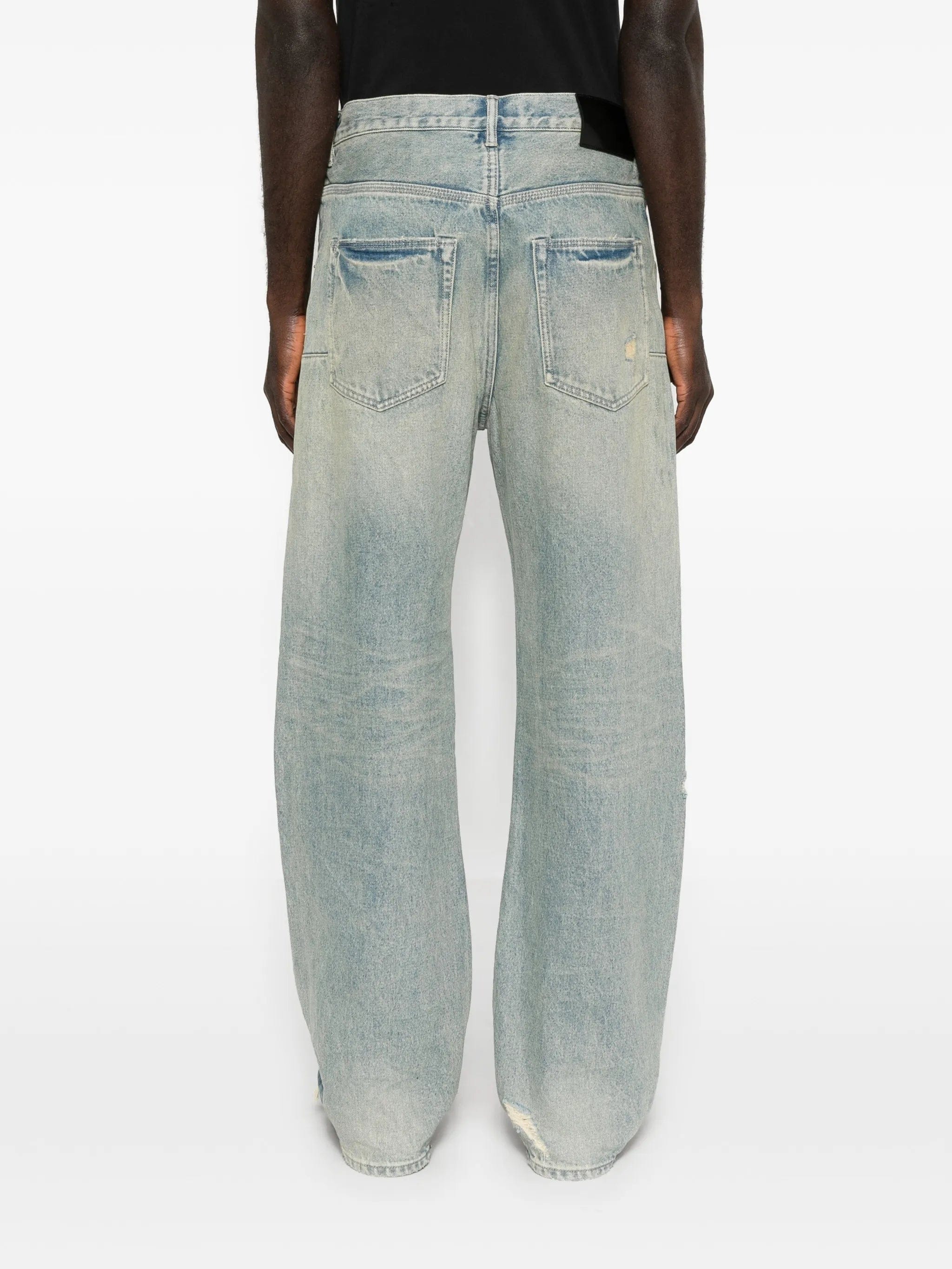 Purple Brand P018 destroyed baggy jeans