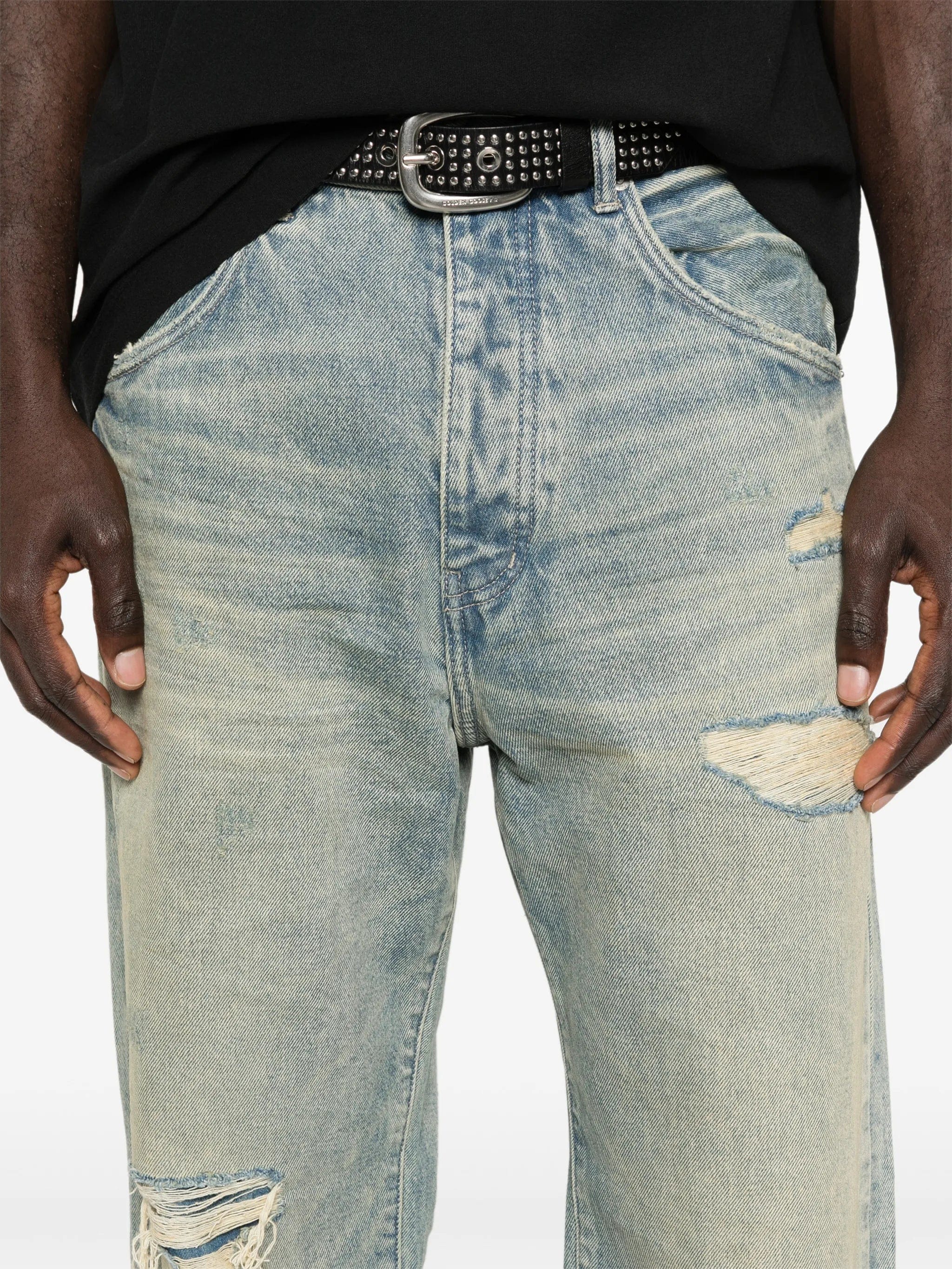 Purple Brand P018 destroyed baggy jeans