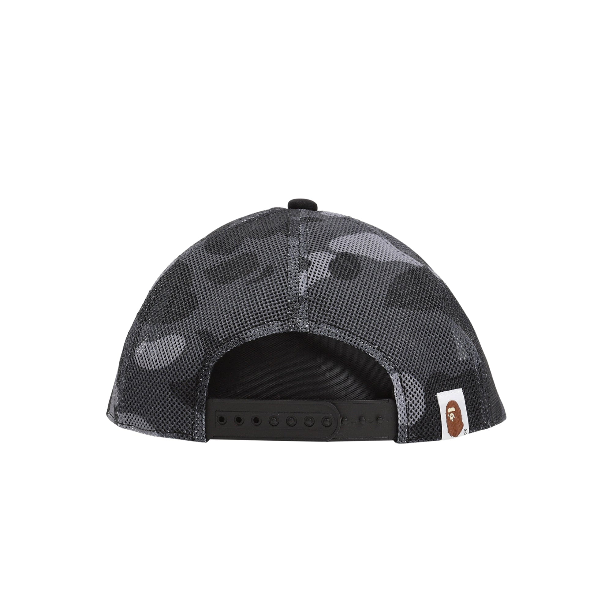 A Bathing Ape Color Camo General Mesh Cap - Black