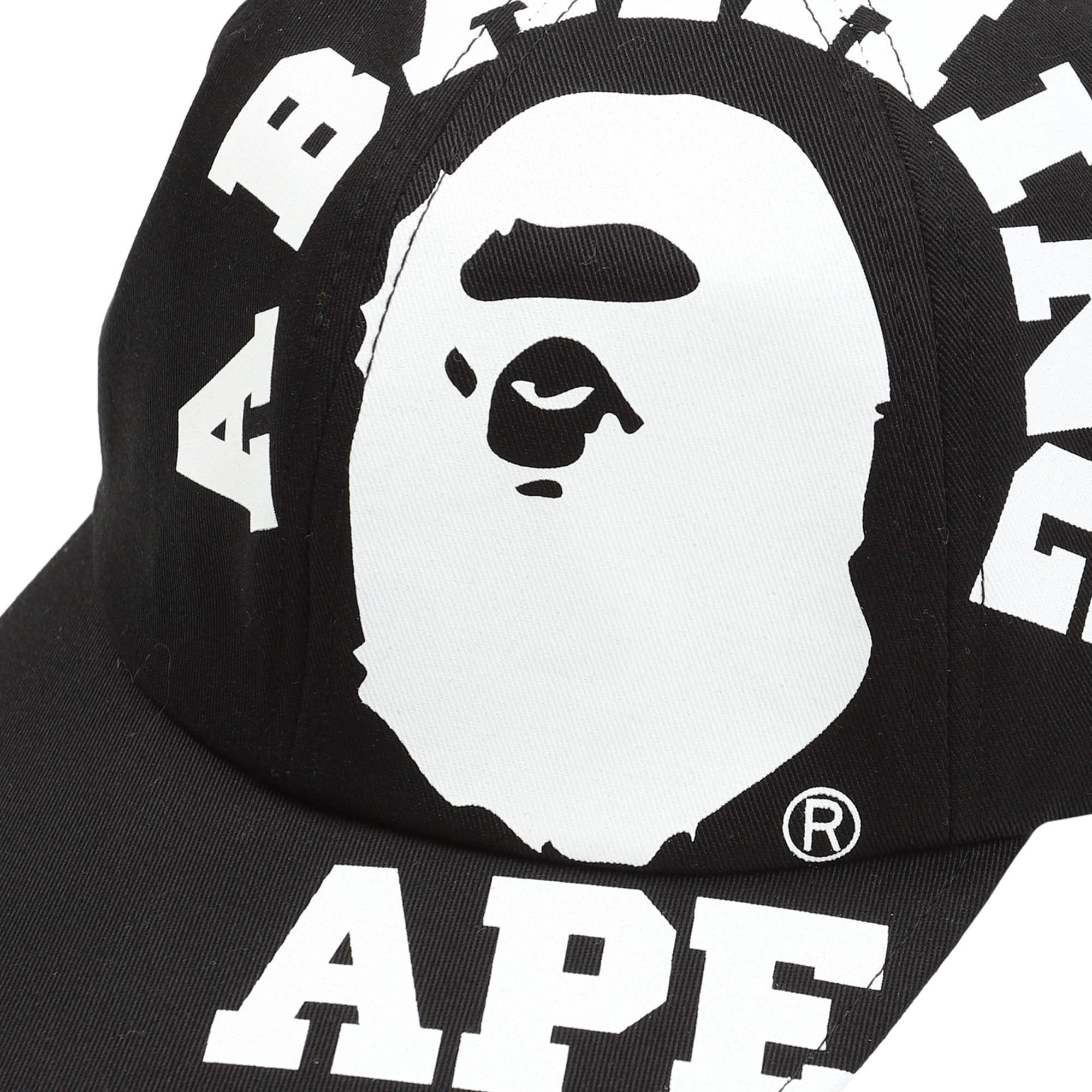 A Bathing Ape Big College Cap - Black