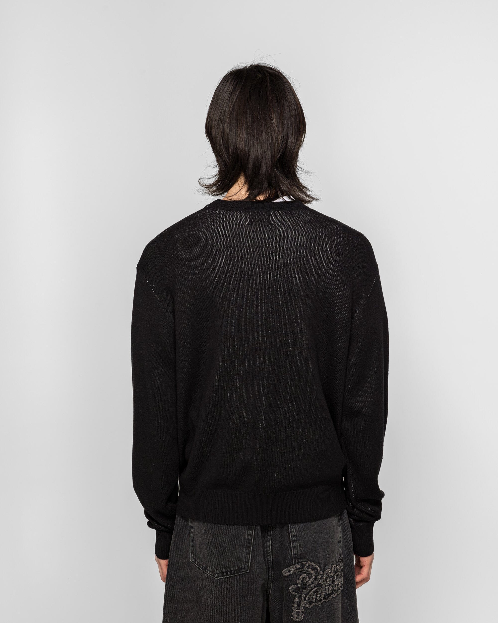 Patta Hearted Jumper - Black