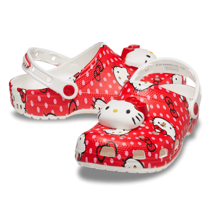 Hello Kitty Crocs Classic Clog Hello Kitty Red Polka Dots