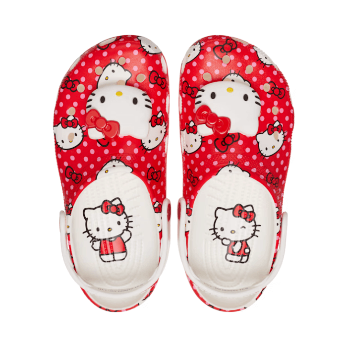 Hello Kitty Crocs Classic Clog Hello Kitty Red Polka Dots