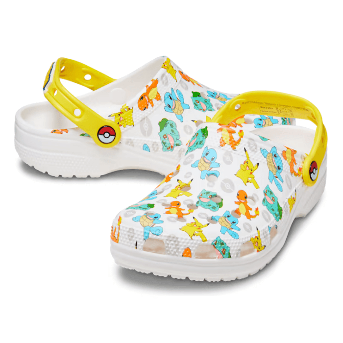 Classic Crocs Classic Clog Pokemon White (TD)