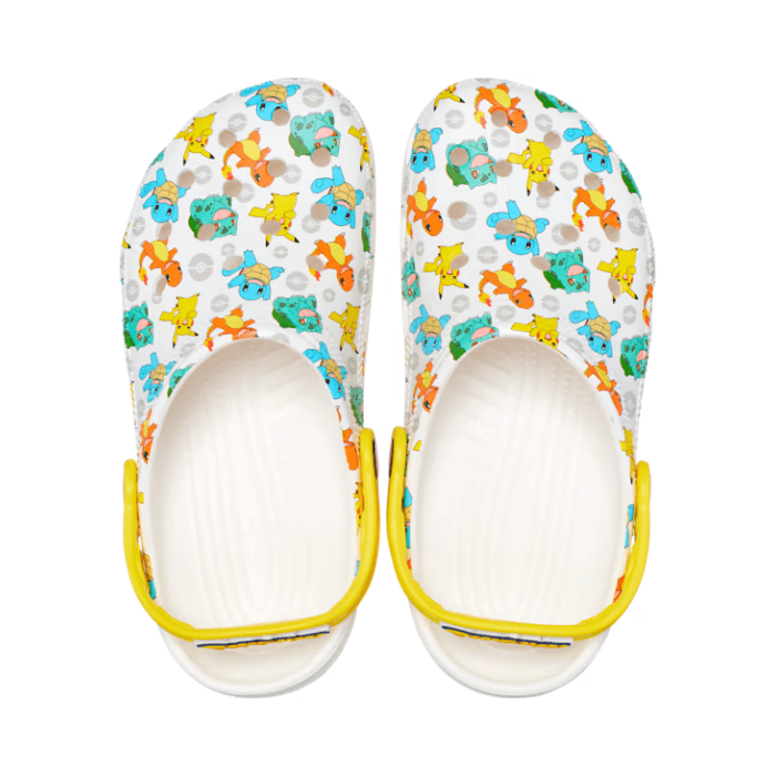 Classic Crocs Classic Clog Pokemon White (TD)