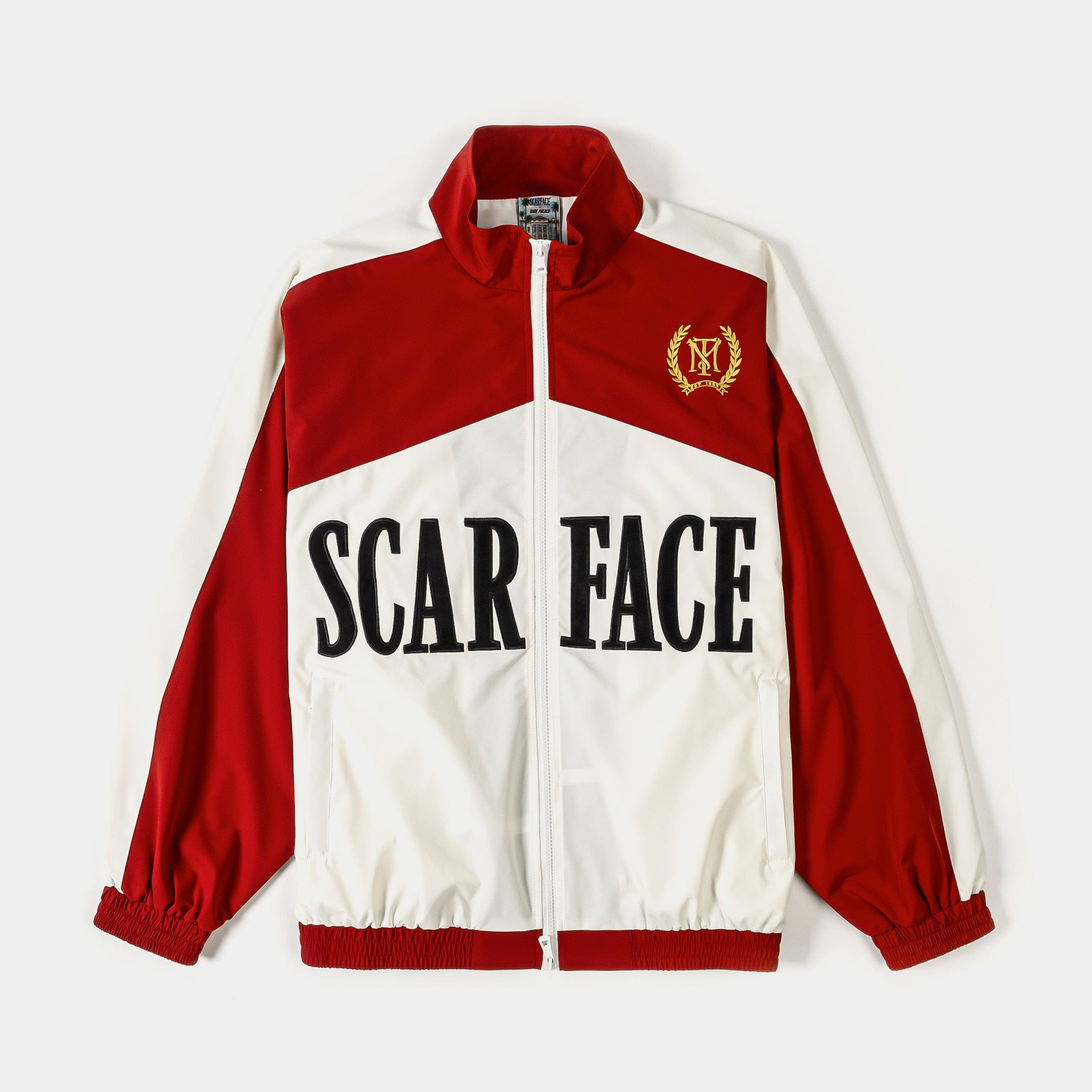 Scarface x SP SP x Scarface Crest Track Mens Jacket (Red/White)